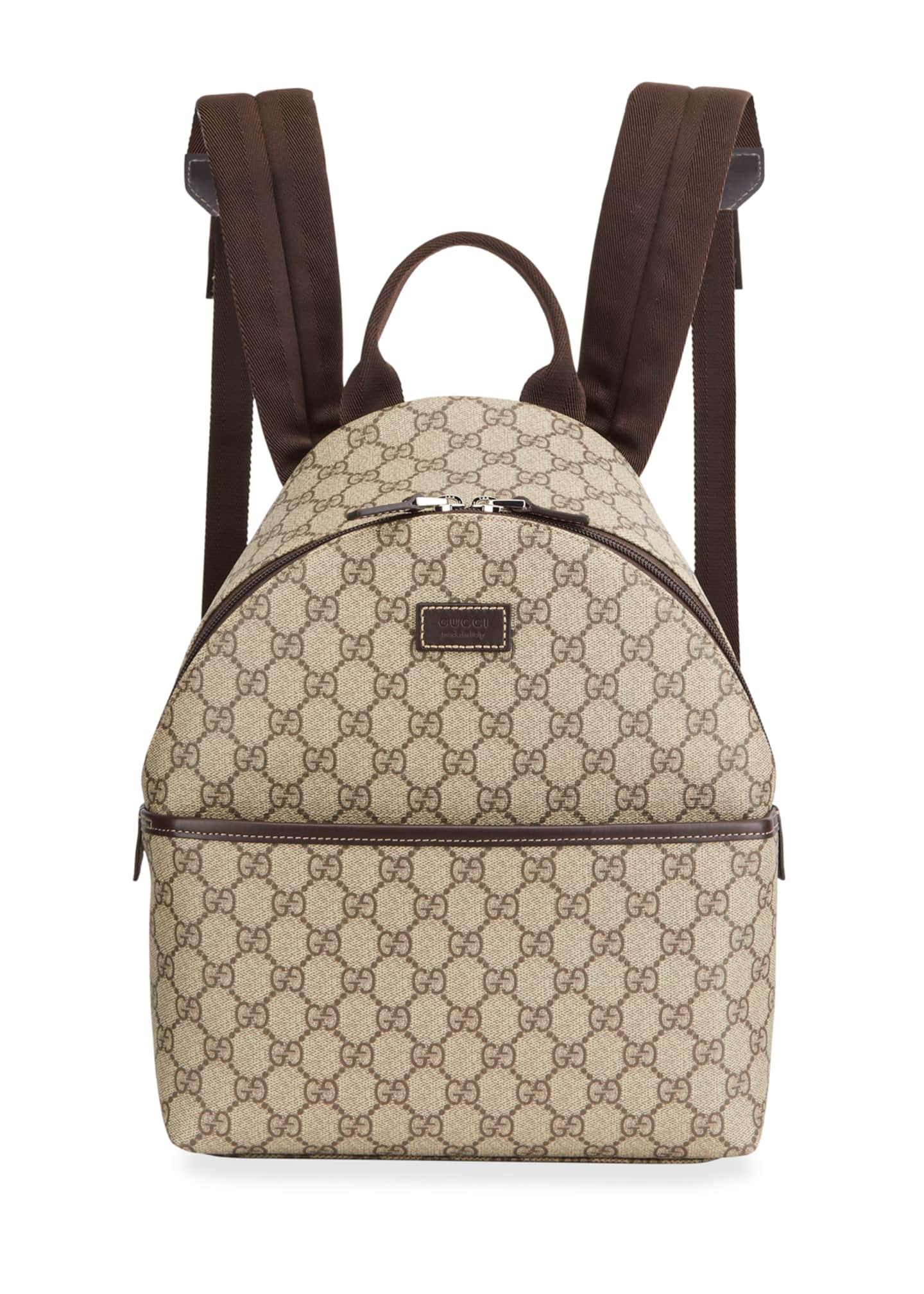 Gucci Xxv Wolf Print Gg Supreme Backpack
