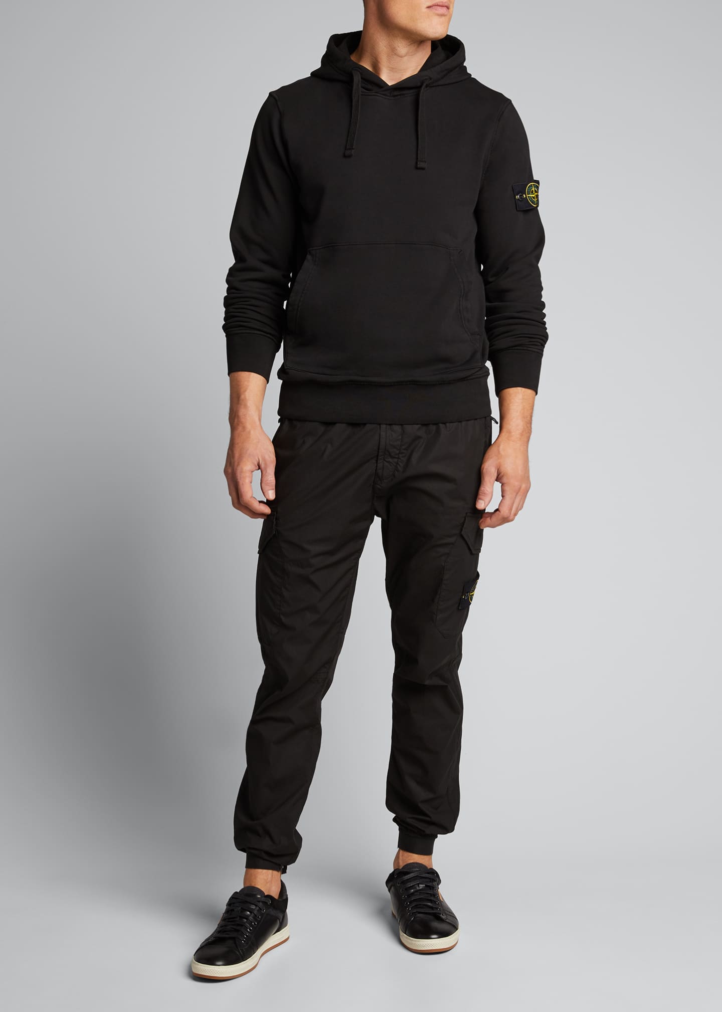 stone island pullover hoodie