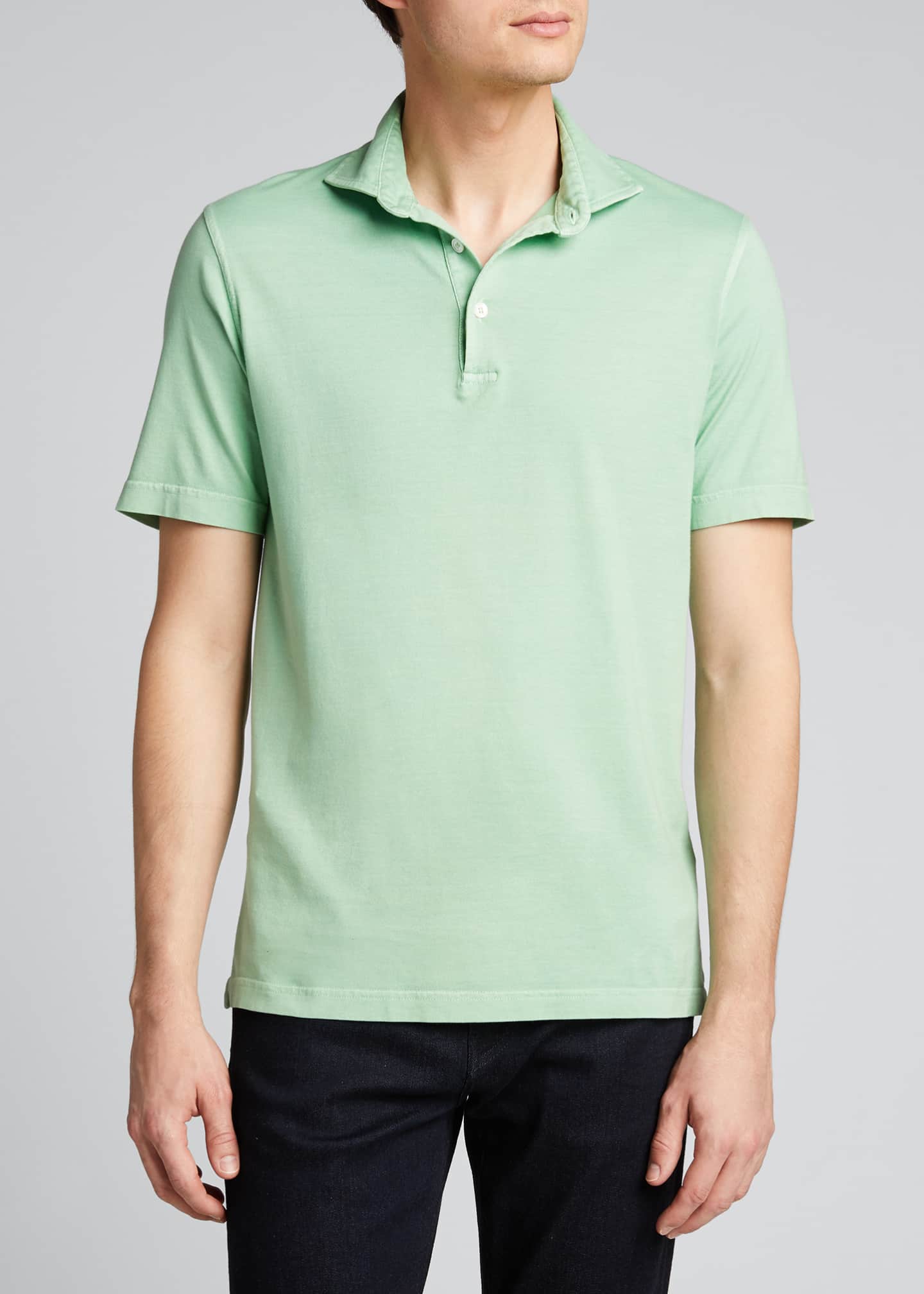 Fedeli Men's Zero Solid Jersey Polo Shirt - Bergdorf Goodman