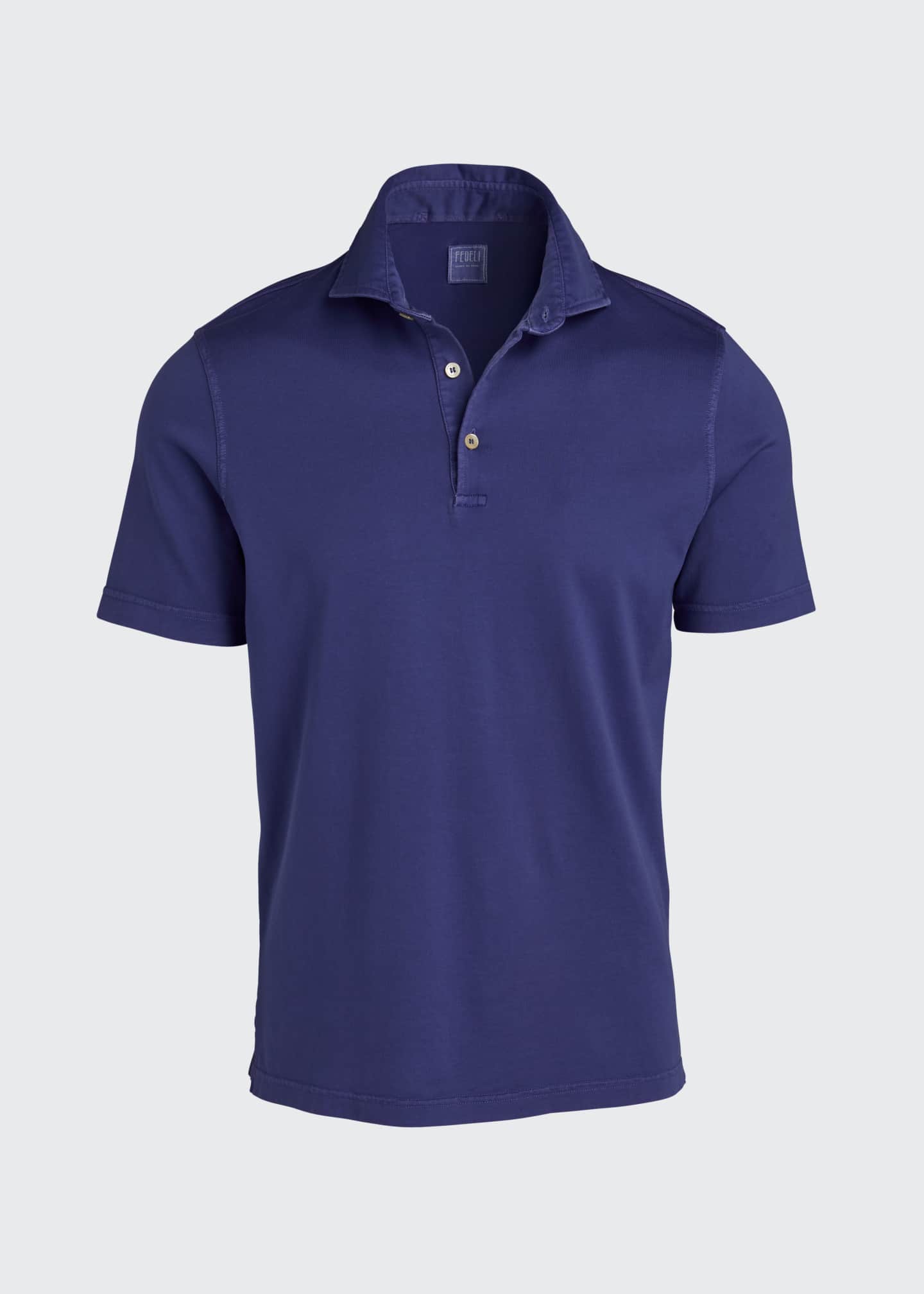 Fedeli Men's Zero Solid Jersey Polo Shirt - Bergdorf Goodman