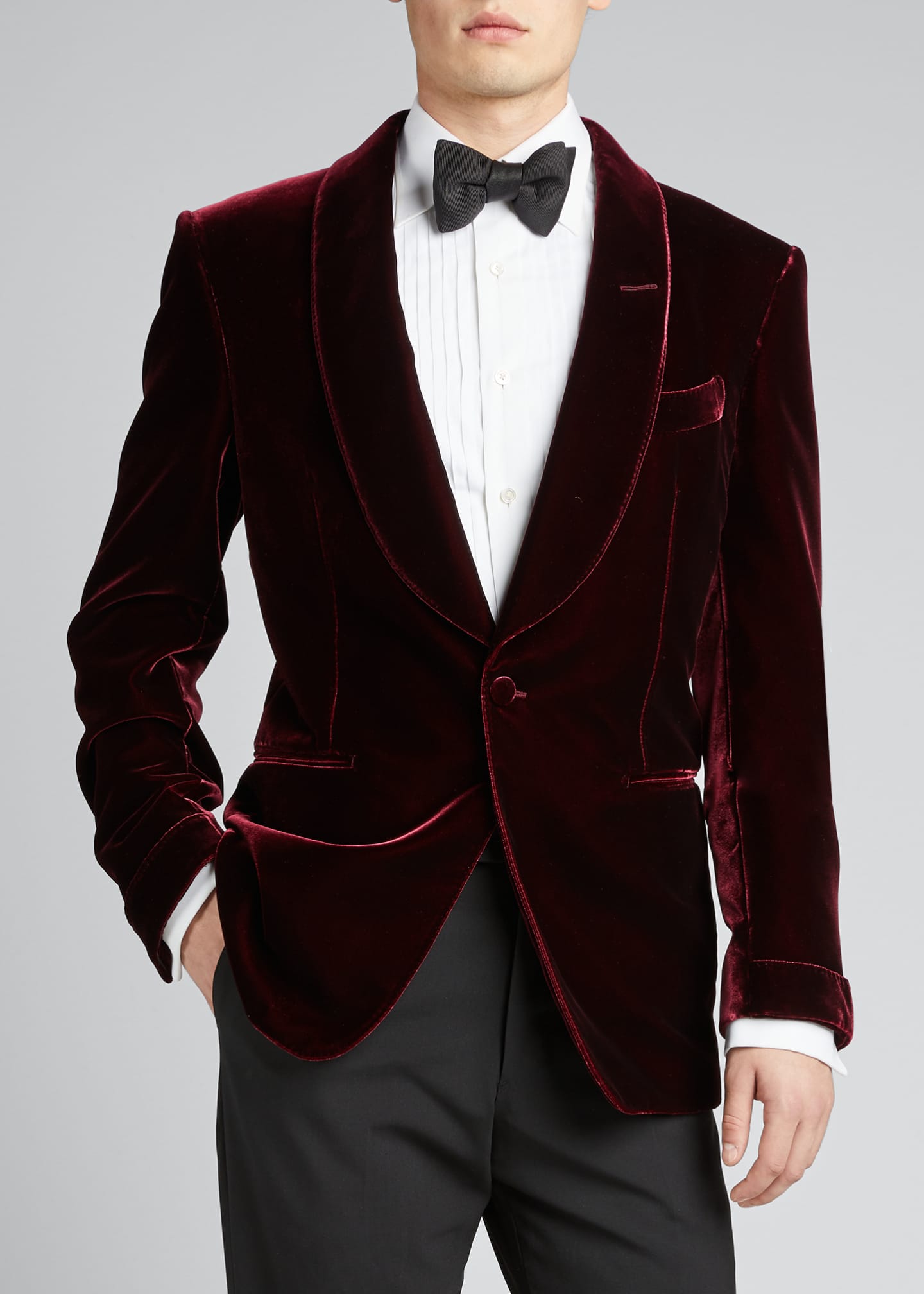 TOM FORD Men's Fluid Velvet Shelton Dinner Jacket Bergdorf Goodman