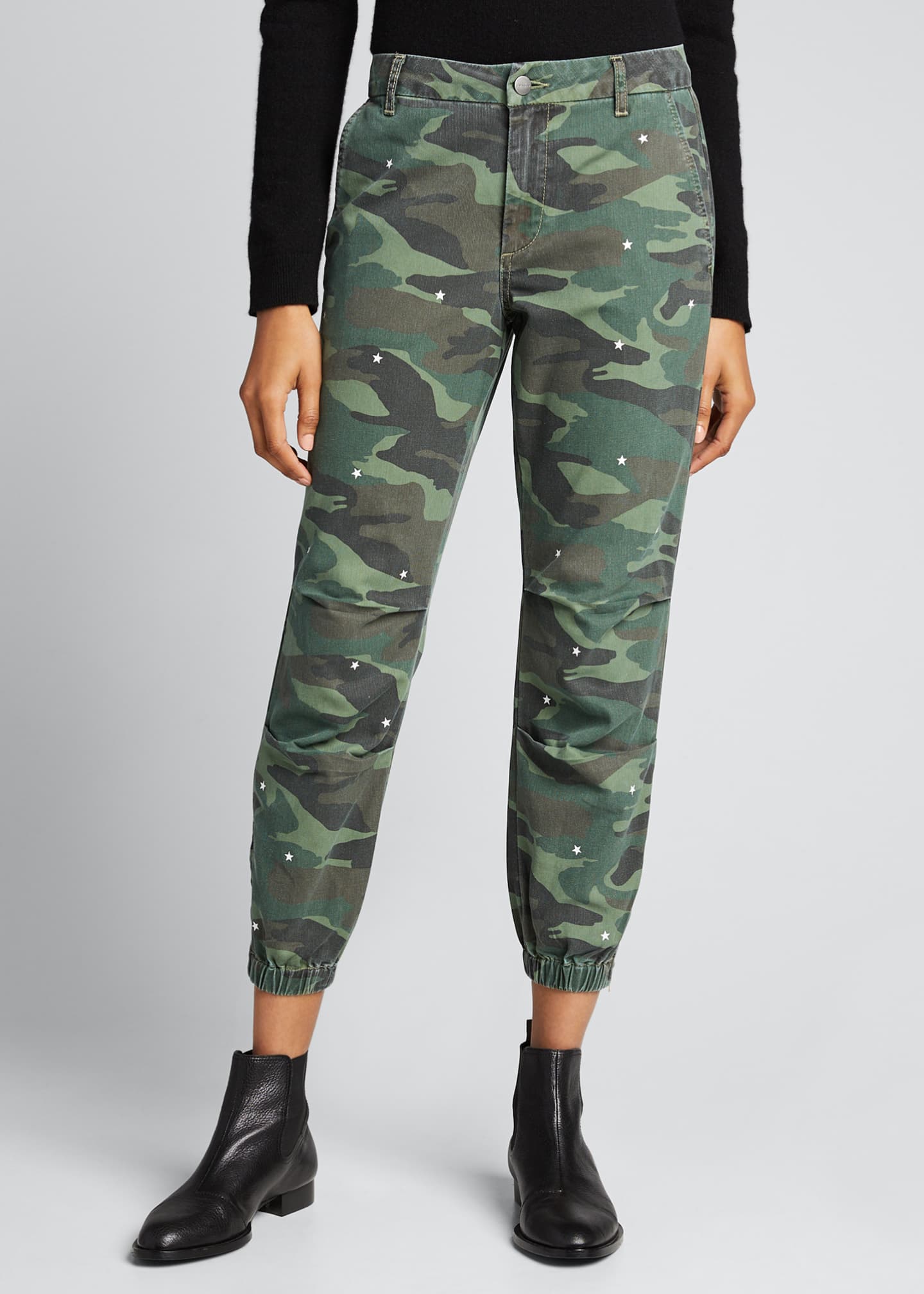 sundry camo zip jogger