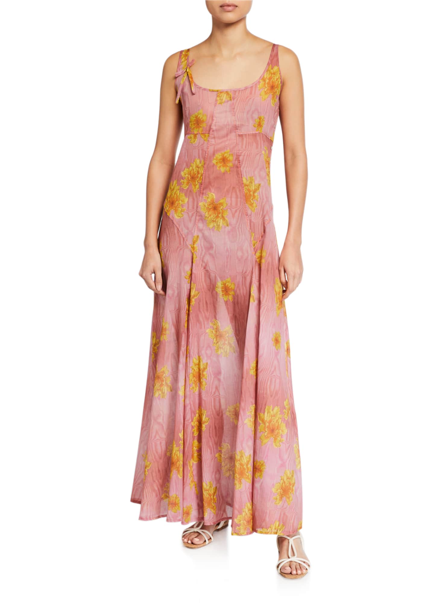 Hanro Camille Floral-Print Tank Nightgown