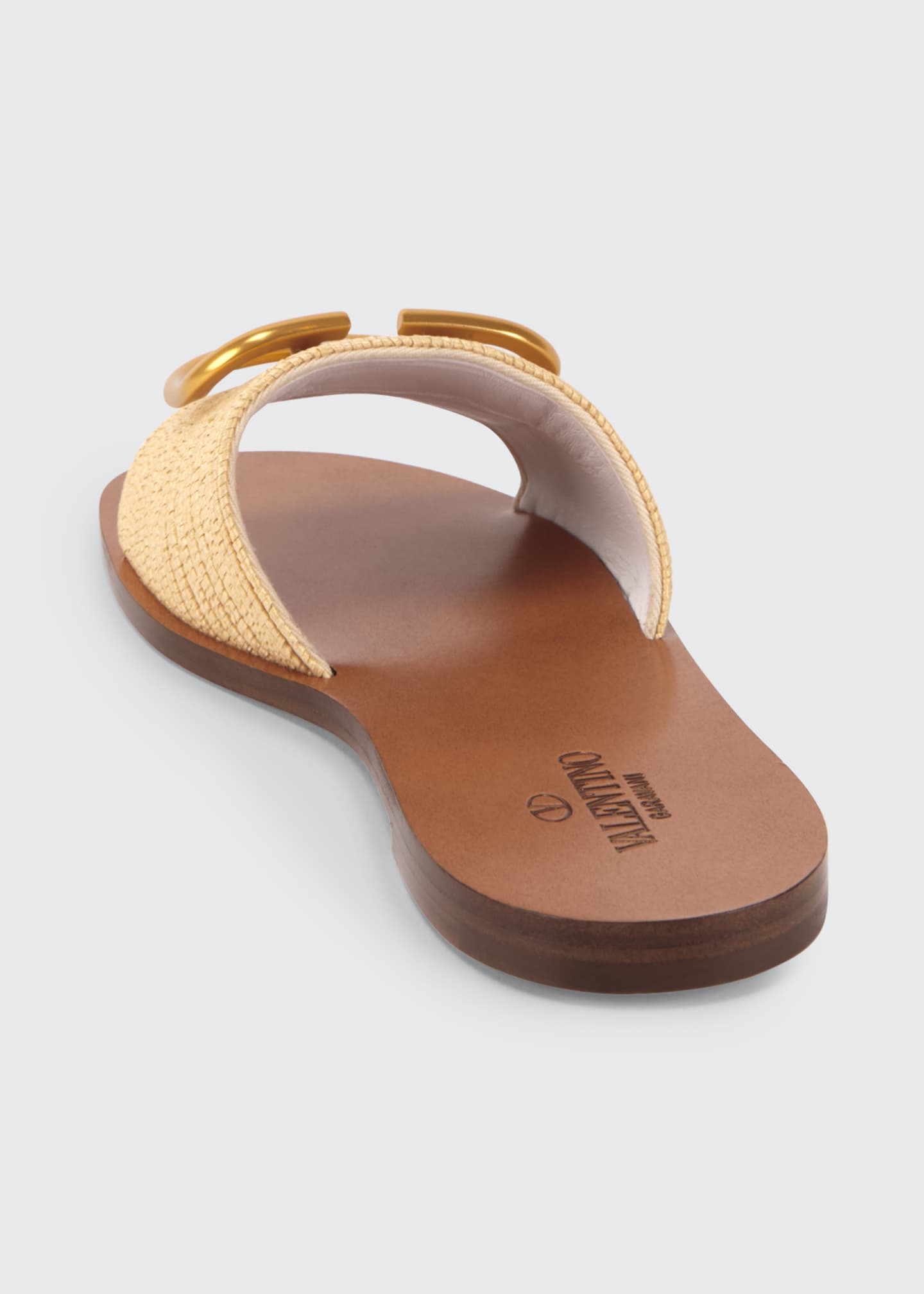 valentino vlogo flat sandals