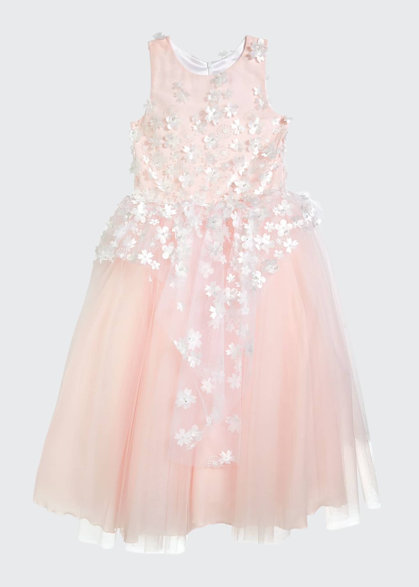 flower embellished dress