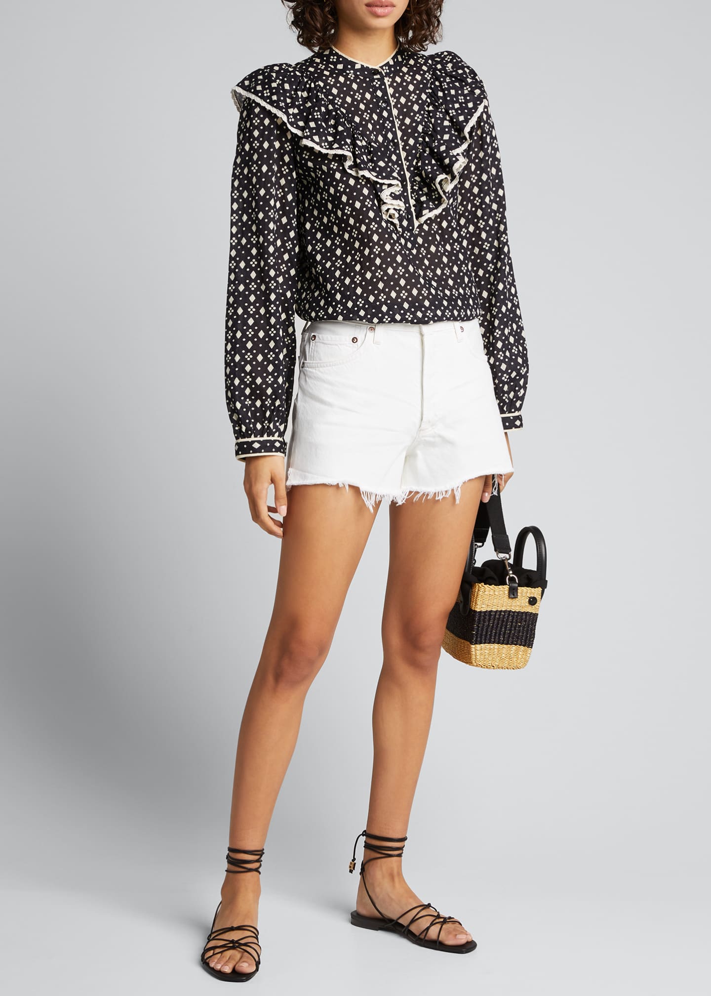 high waisted cut off jean shorts