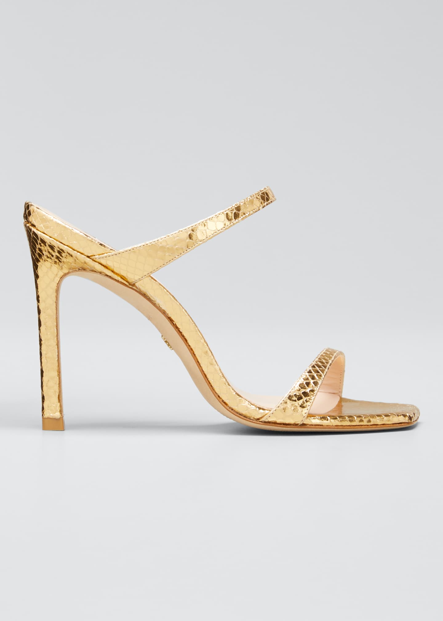 stuart weitzman kelli suede knot slide sandals