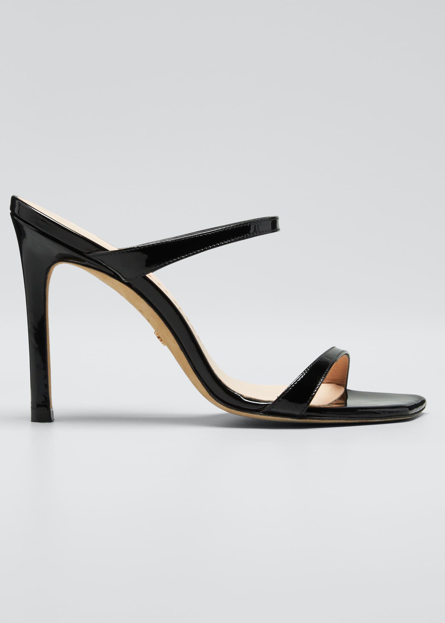 slide on heeled sandals