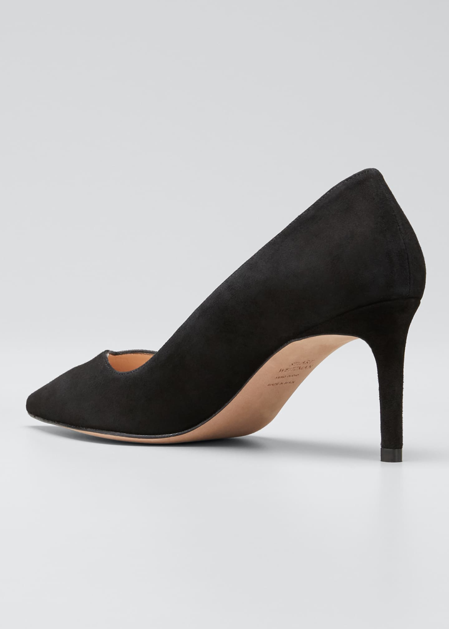 stuart weitzman royal leather stiletto pumps