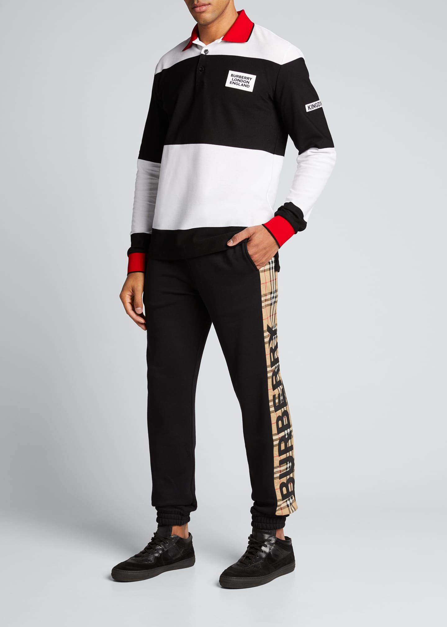 burberry men's sweatpants