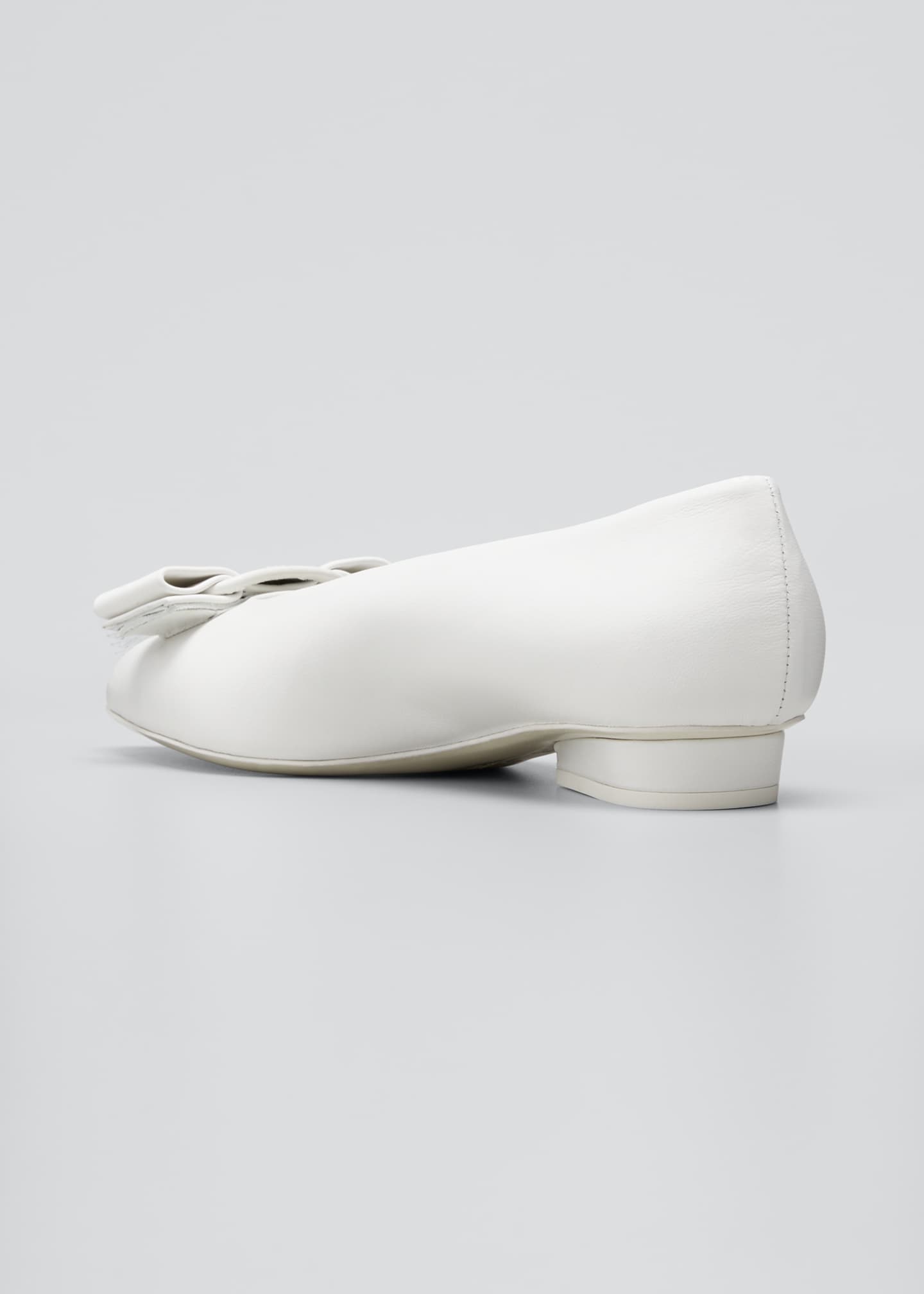 Salvatore Ferragamo Viva Bow Pointed-Toe Ballet Flats - Bergdorf Goodman