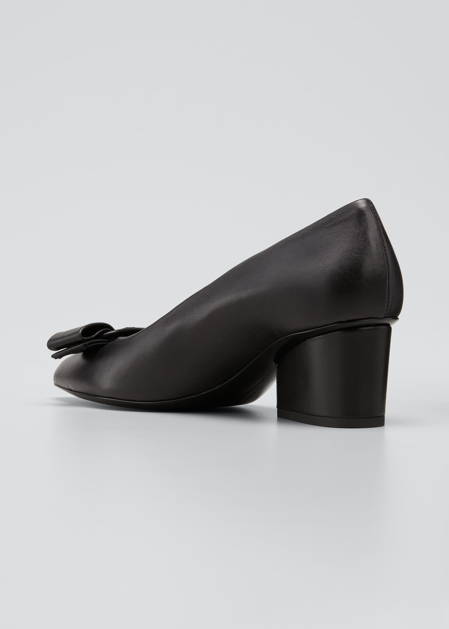 Salvatore Ferragamo Viva Leather Bow Pumps - Bergdorf Goodman