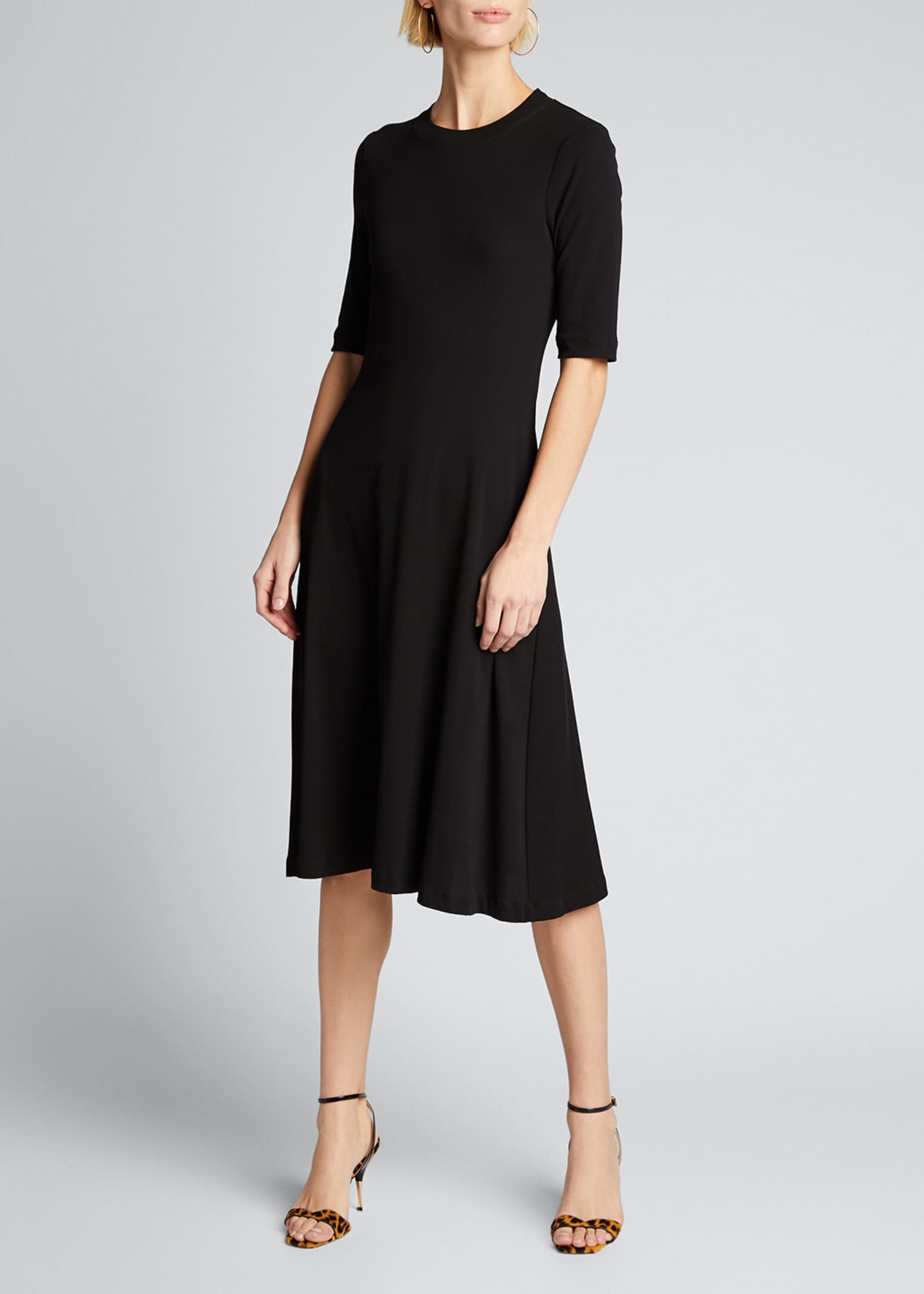 Rosetta Getty Cropped Sleeve T Shirt Dress Bergdorf Goodman
