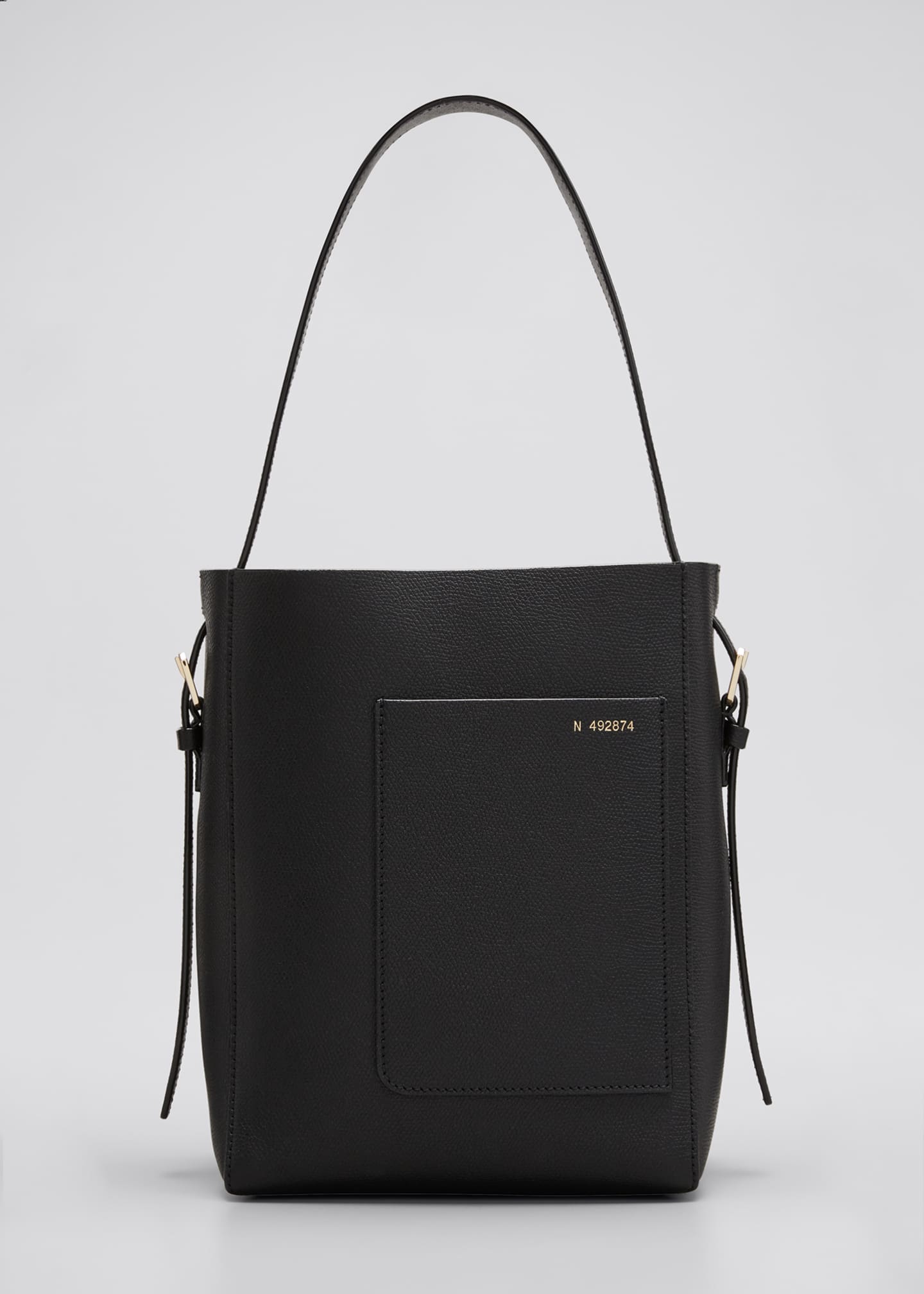 Valextra Pebbled Leather Top Handle Bucket Tote Bag Bergdorf Goodman