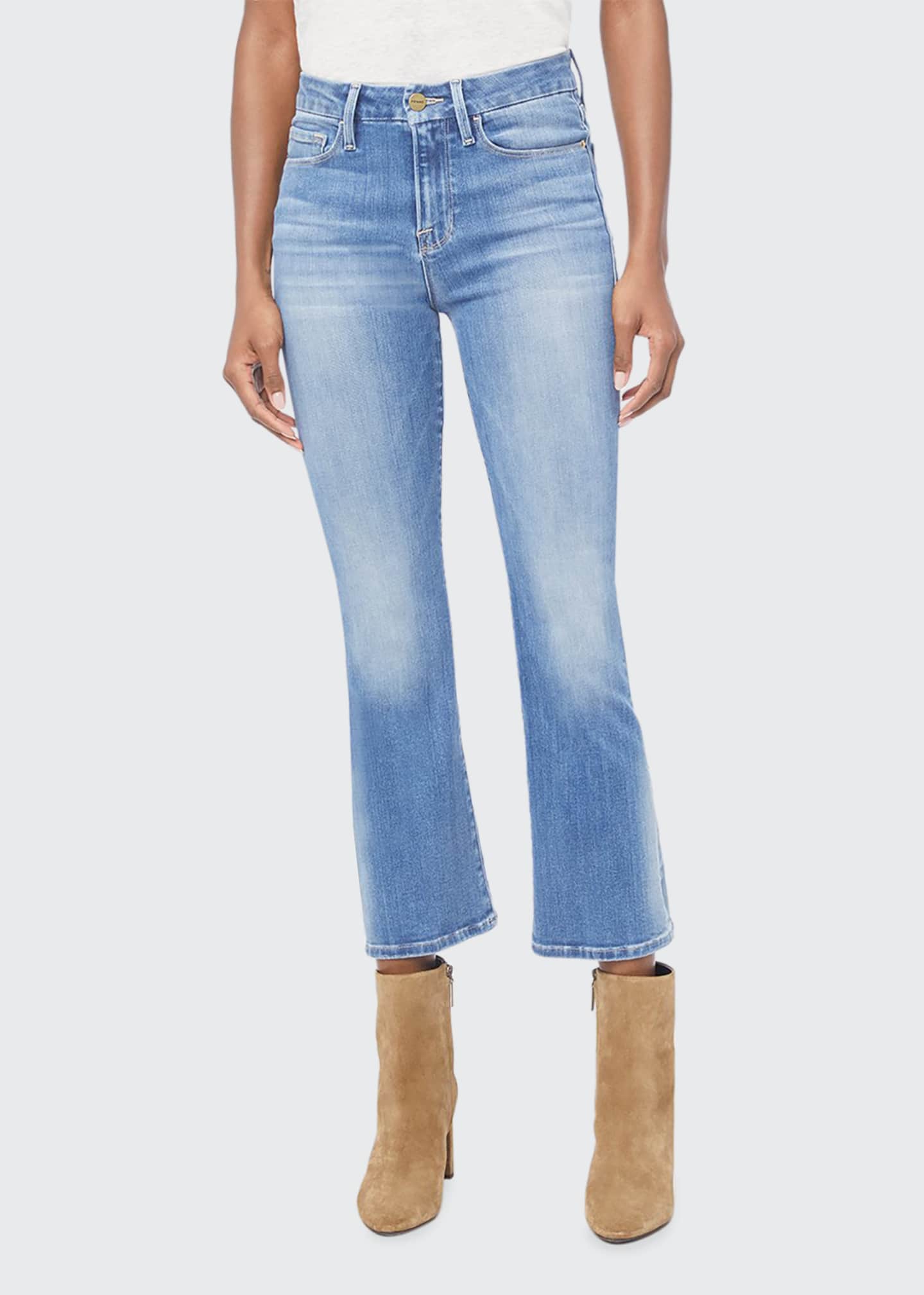 FRAME Le Crop Mini BootCut Jeans Bergdorf Goodman