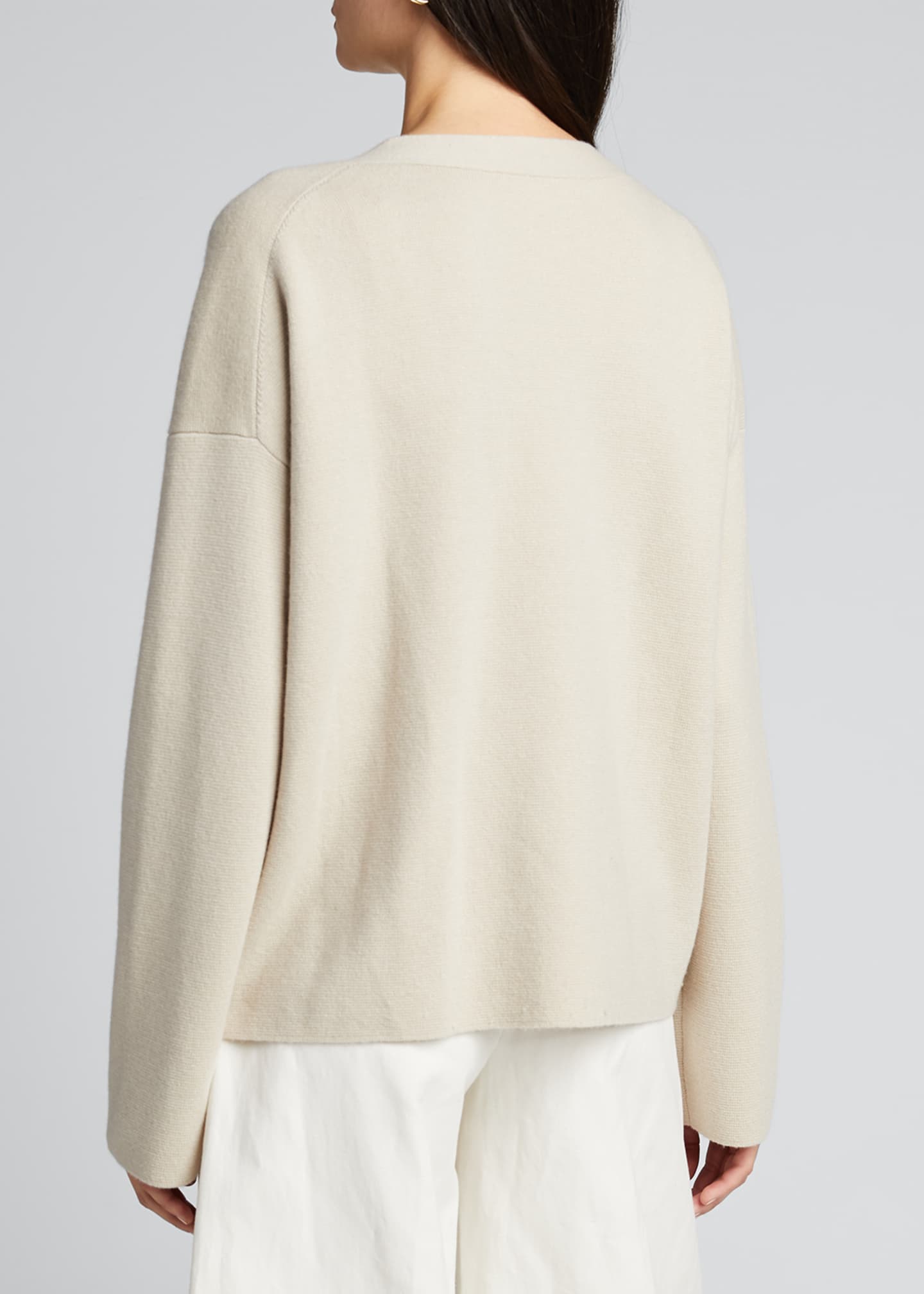 Co Wool-Blend Button-Front Cardigan - Bergdorf Goodman