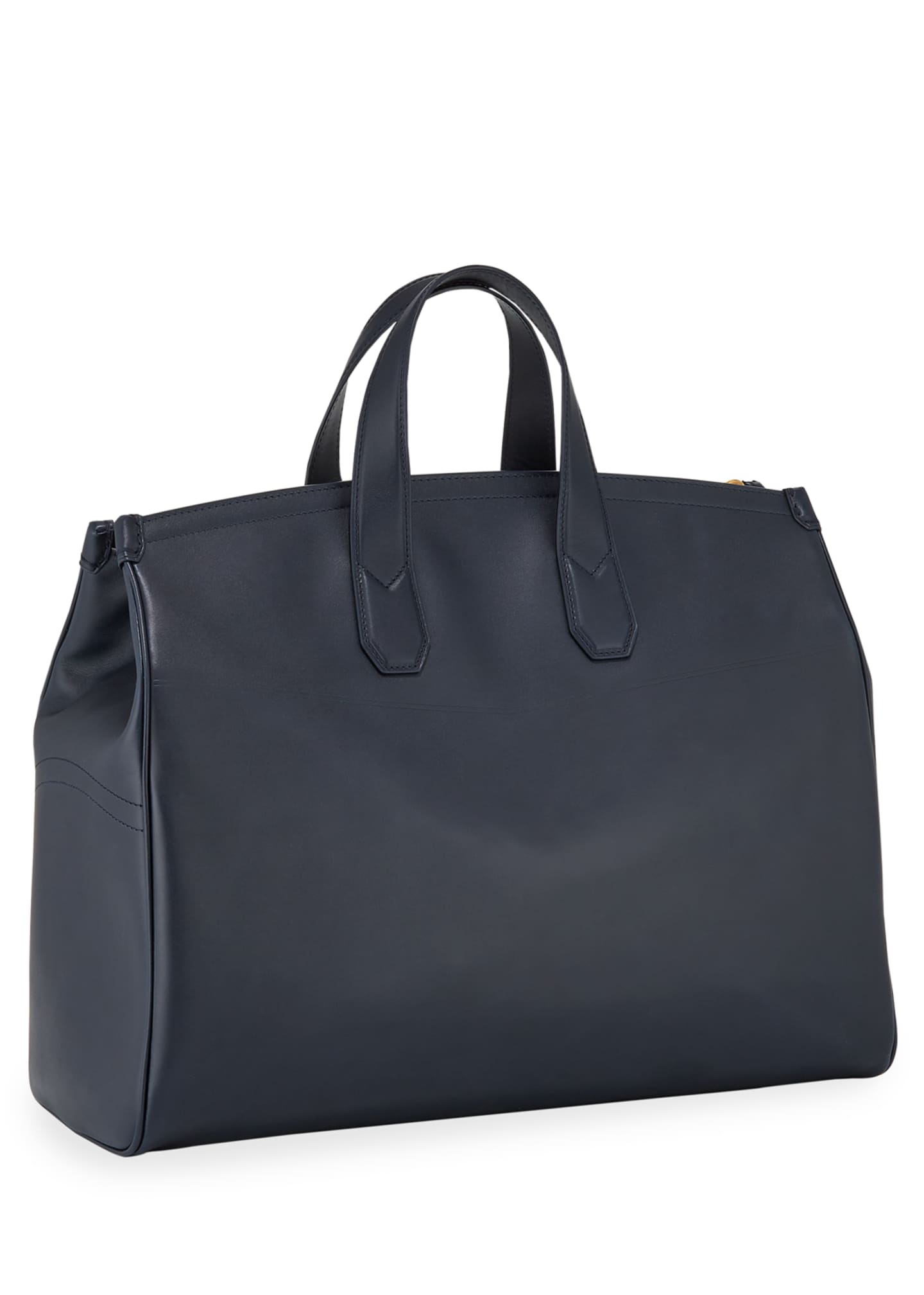 mens leather weekender