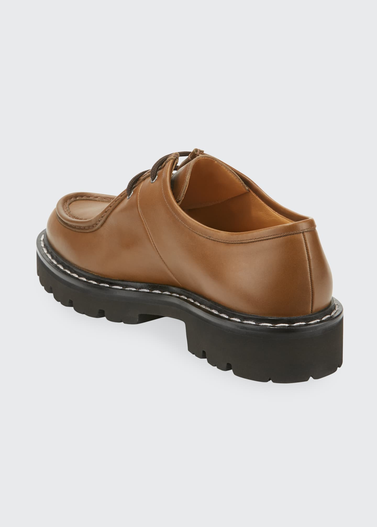 Bally Men's LugSole Leather Derby Shoes Bergdorf Goodman