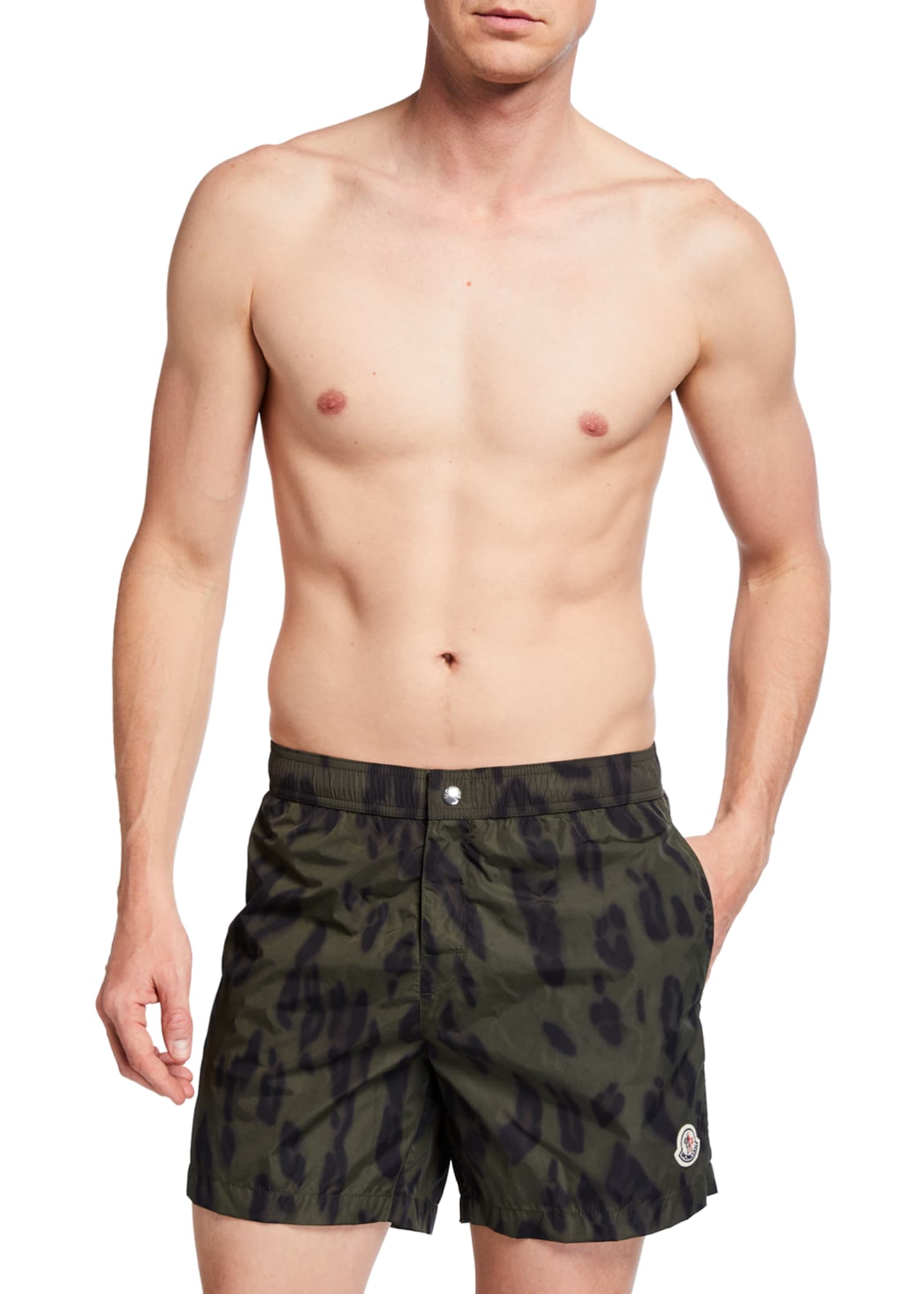 moncler mens swim trunks