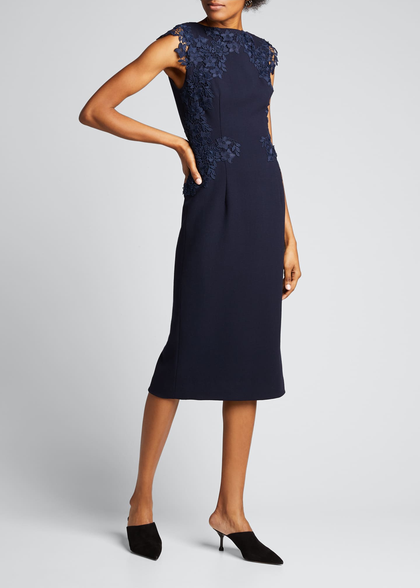 lela rose sheath dress