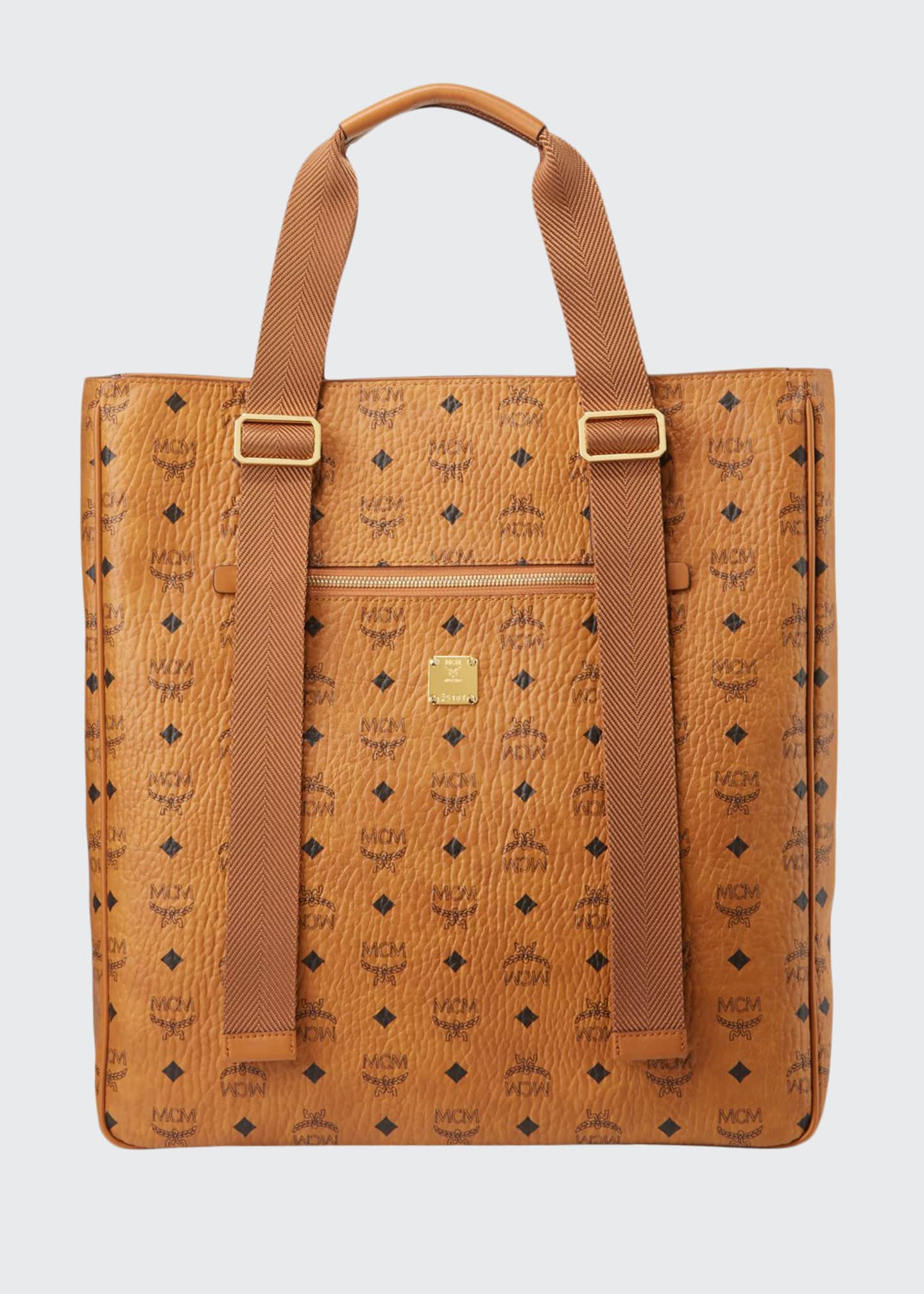 MCM Men's Klassik Visetos Tote Bag Bergdorf Goodman