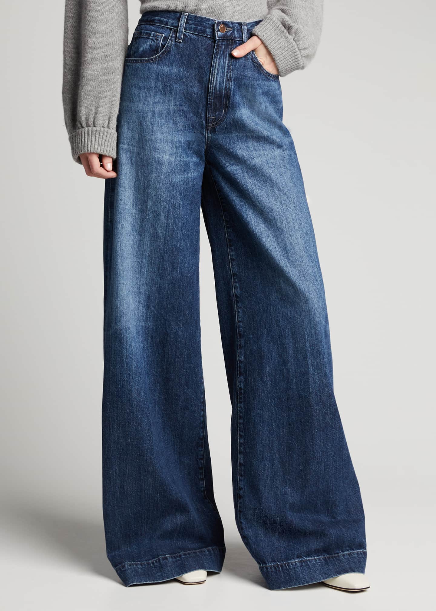 J Brand Thelma High-Rise Super Wide-Leg Jeans - Bergdorf Goodman