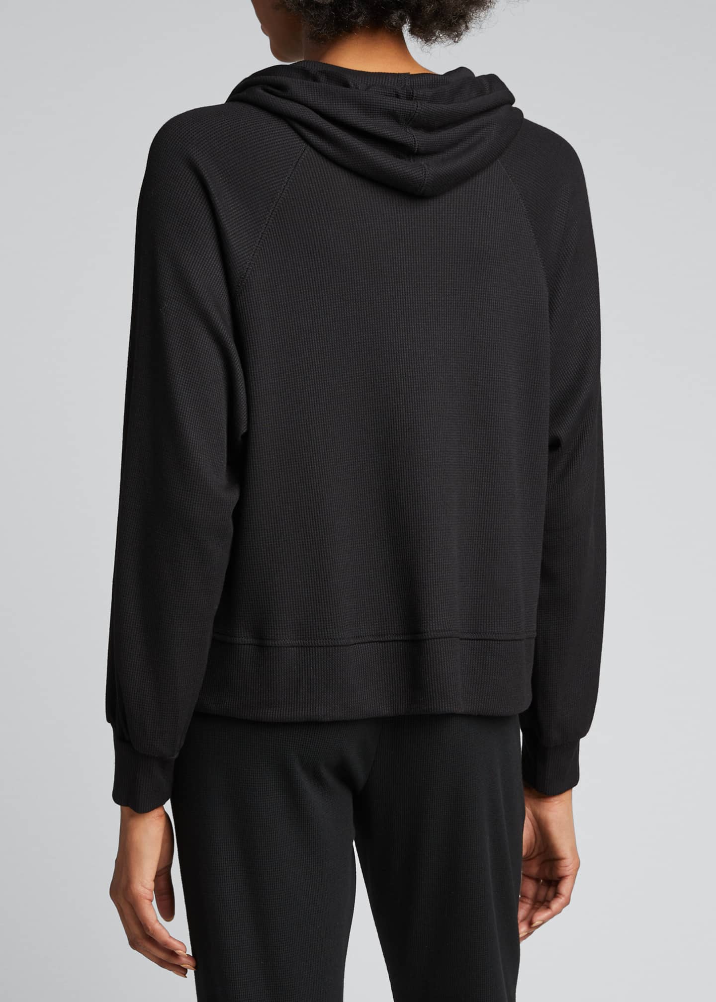 Terez Waffle Knit Hoodie Sweatshirt Bergdorf Goodman