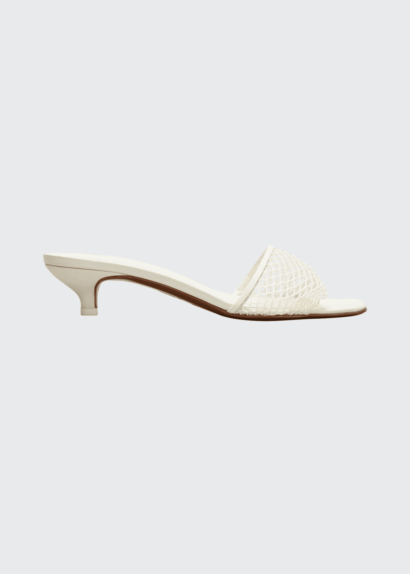 kitten heel slide sandals