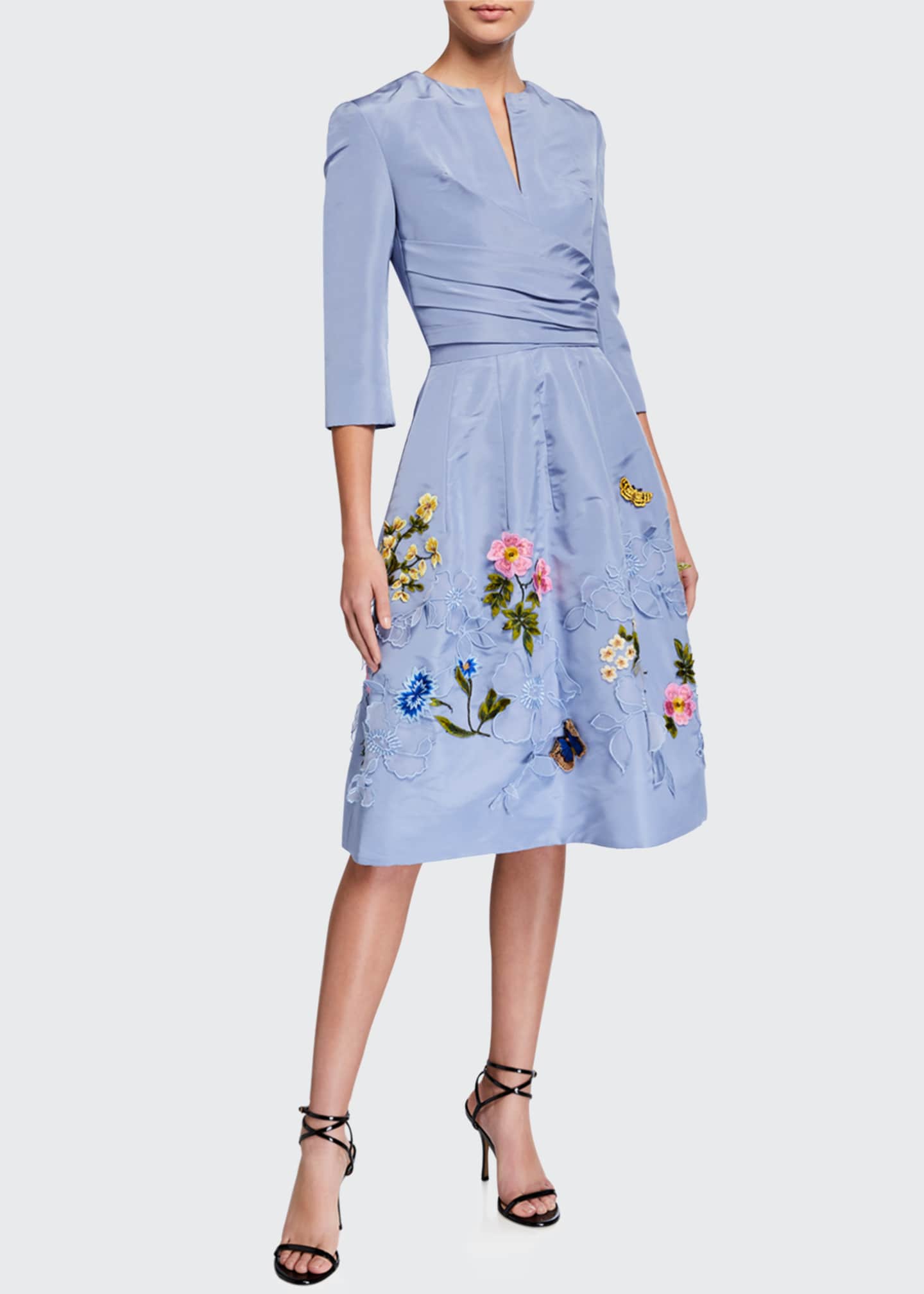 taffeta cocktail dress