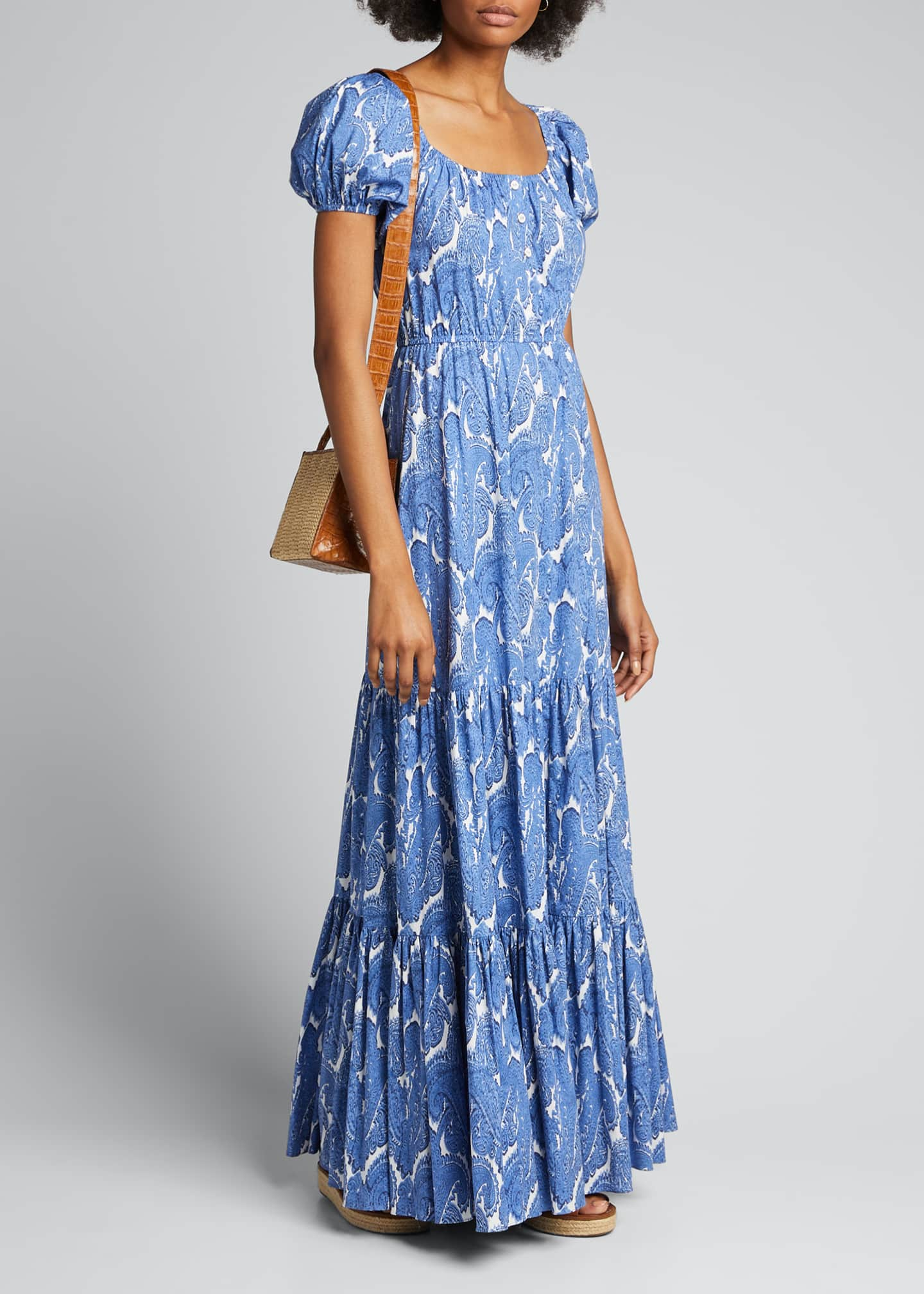 caroline constas bardot maxi dress