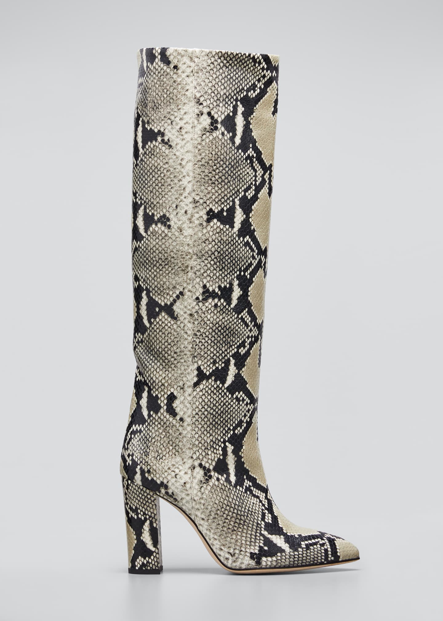paris texas python ankle boots