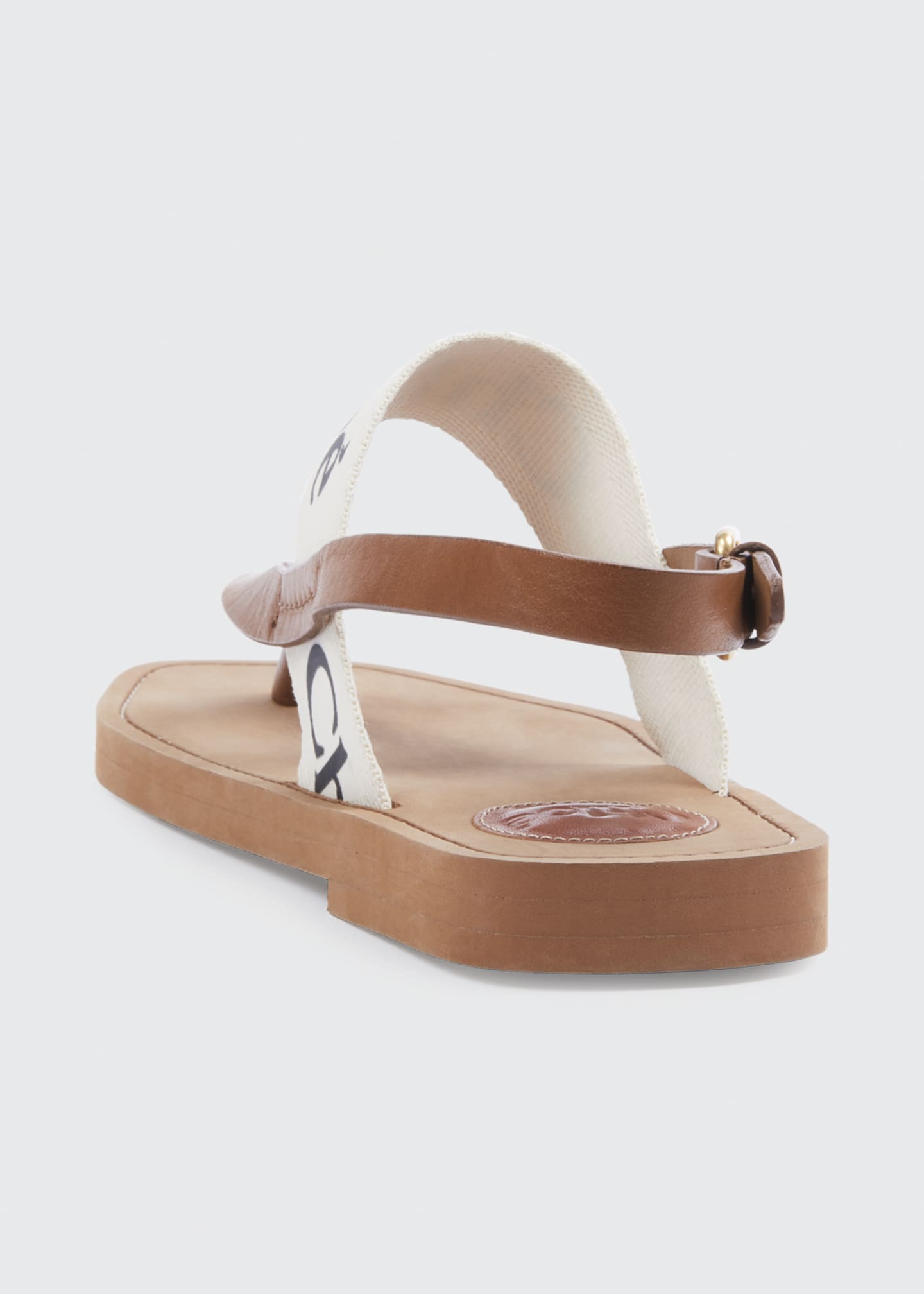 chloe canvas sandals