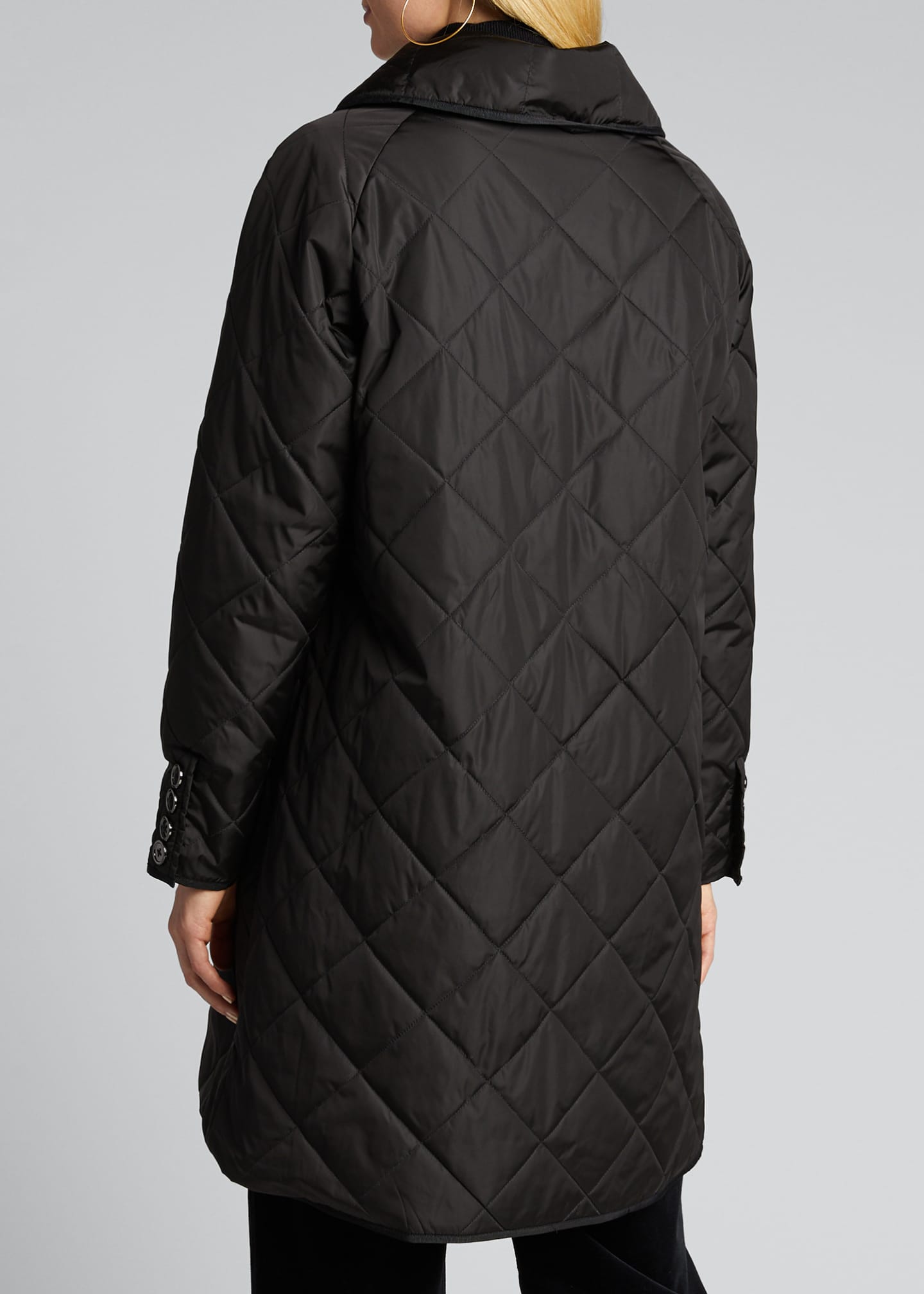 Jane Post Diamond Quilted Collared Coat Bergdorf Goodman