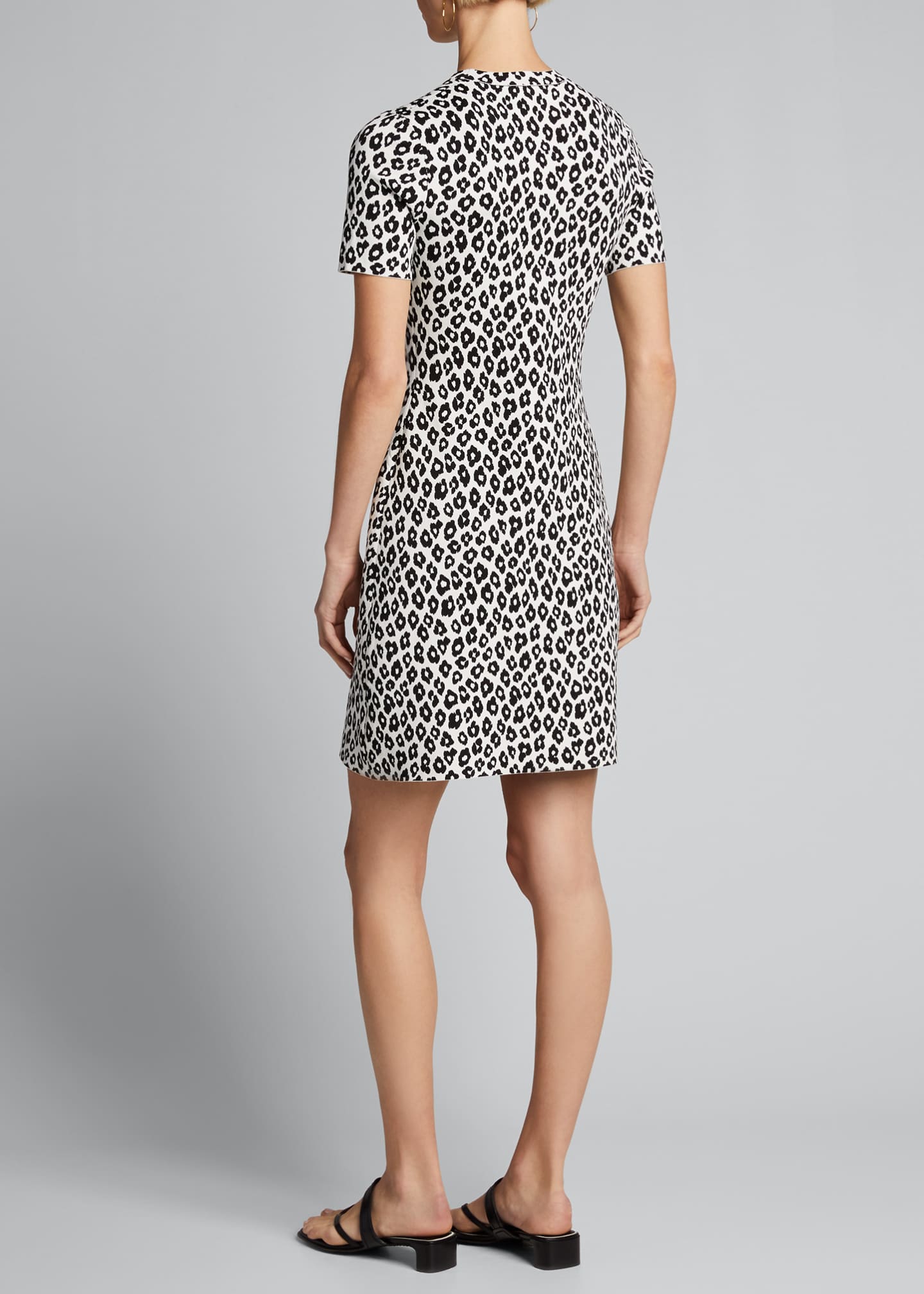 leopard print tee dress