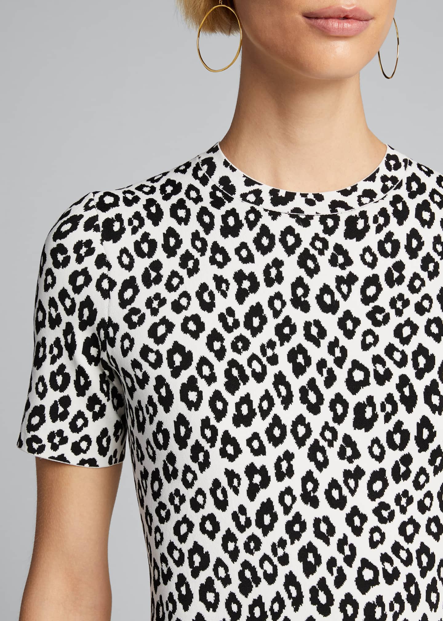 leopard print tee dress