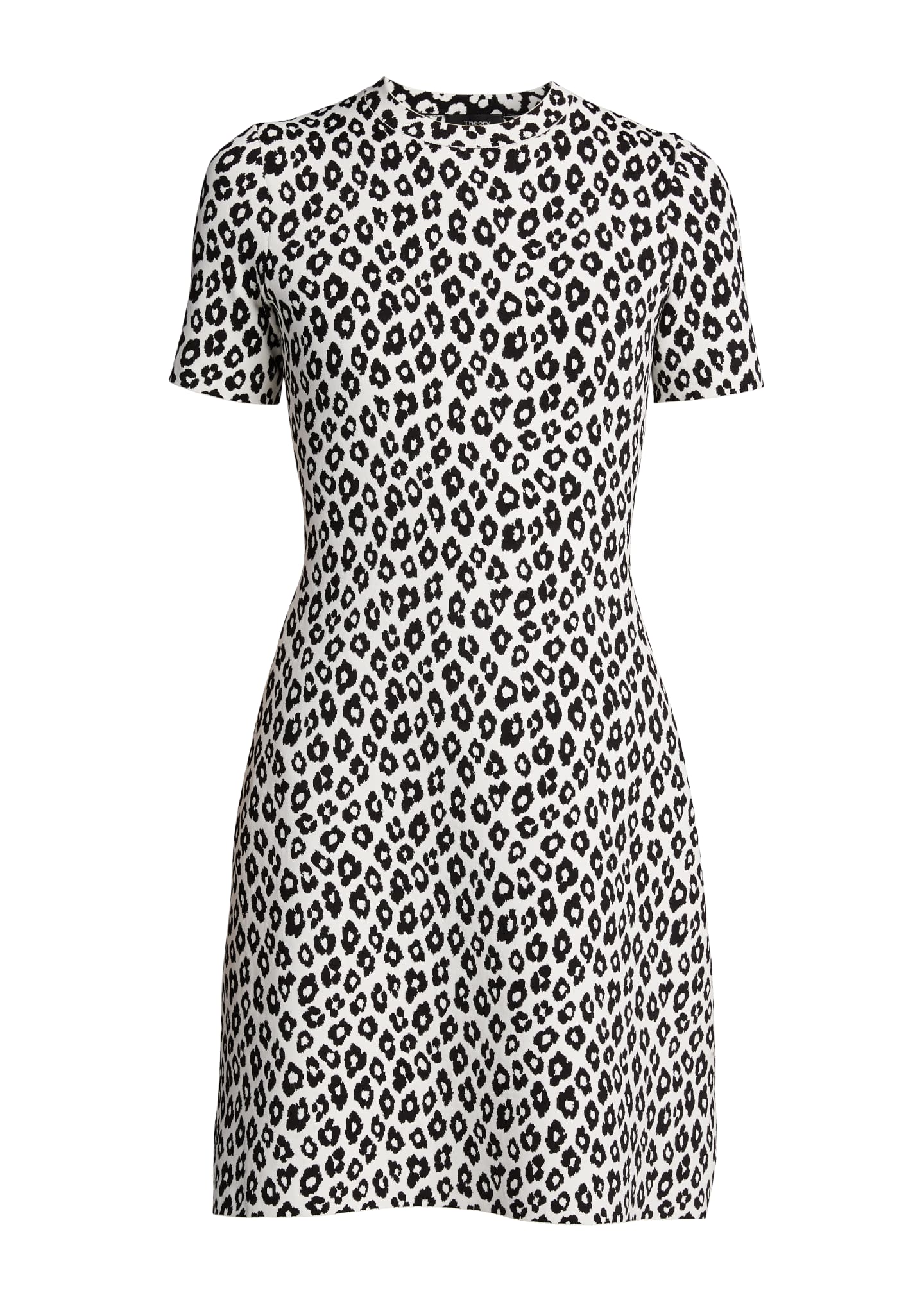 leopard print tee dress