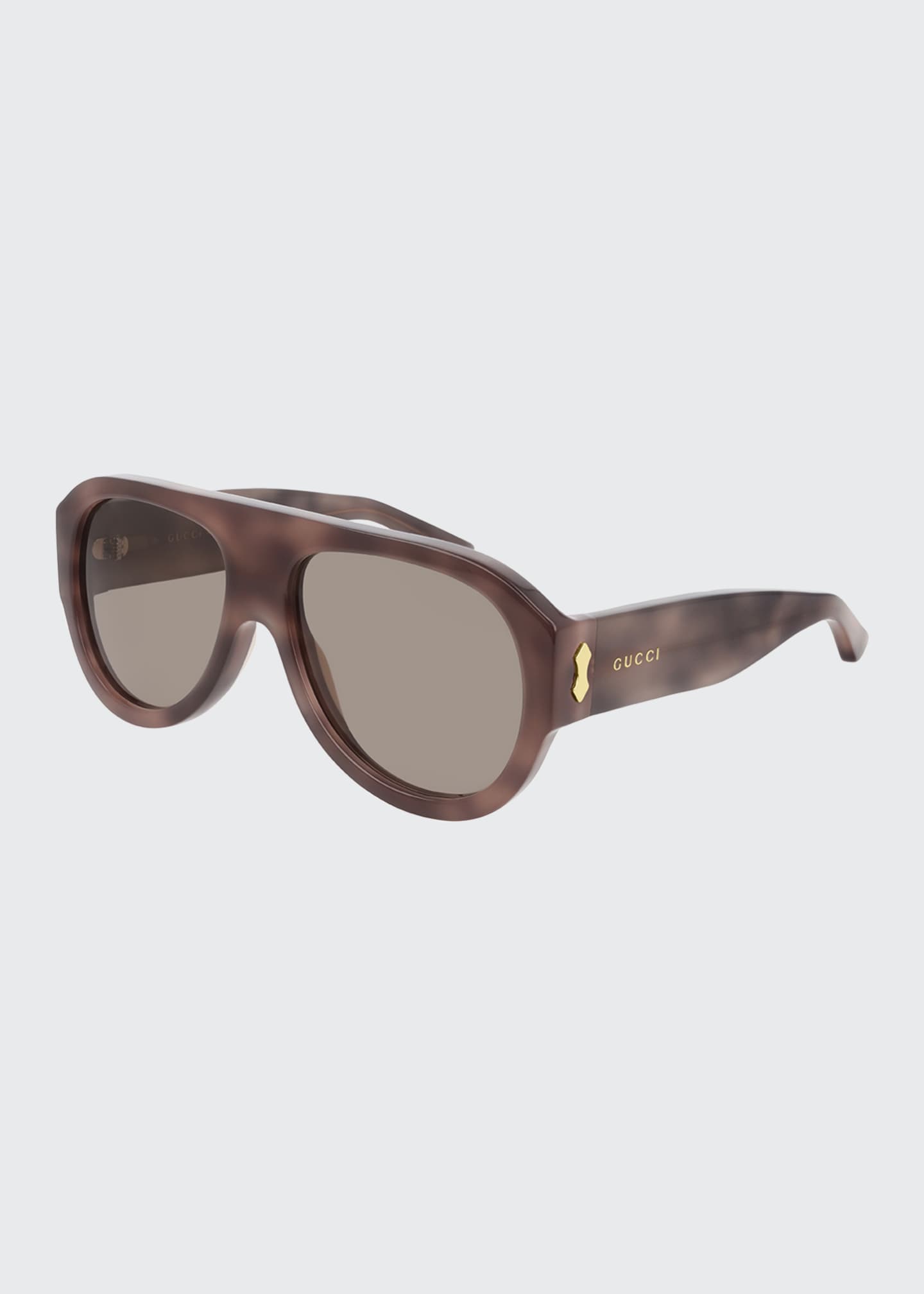 gucci havana aviator sunglasses