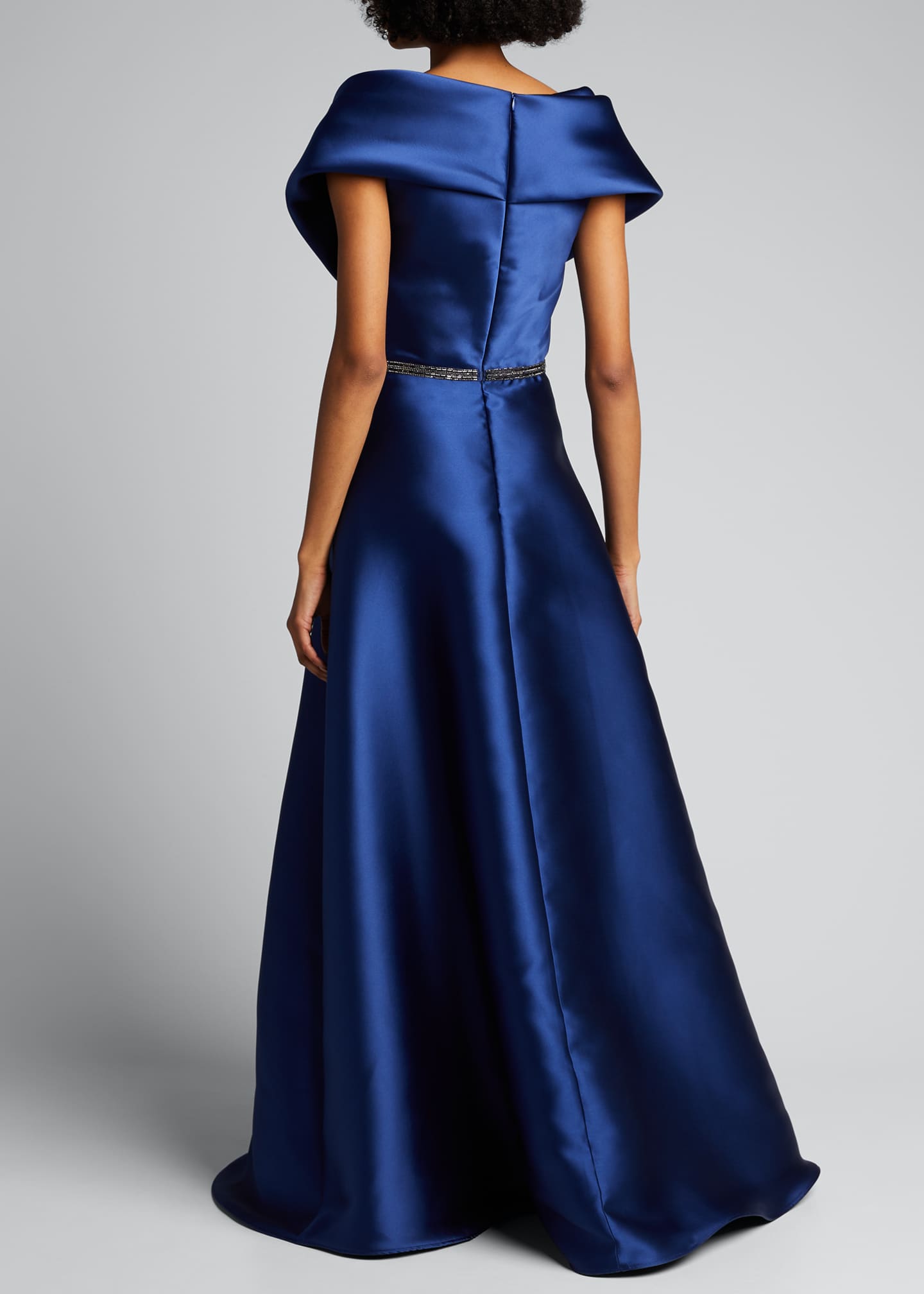 Roland Nivelais Portrait Collar Gown Bergdorf Goodman