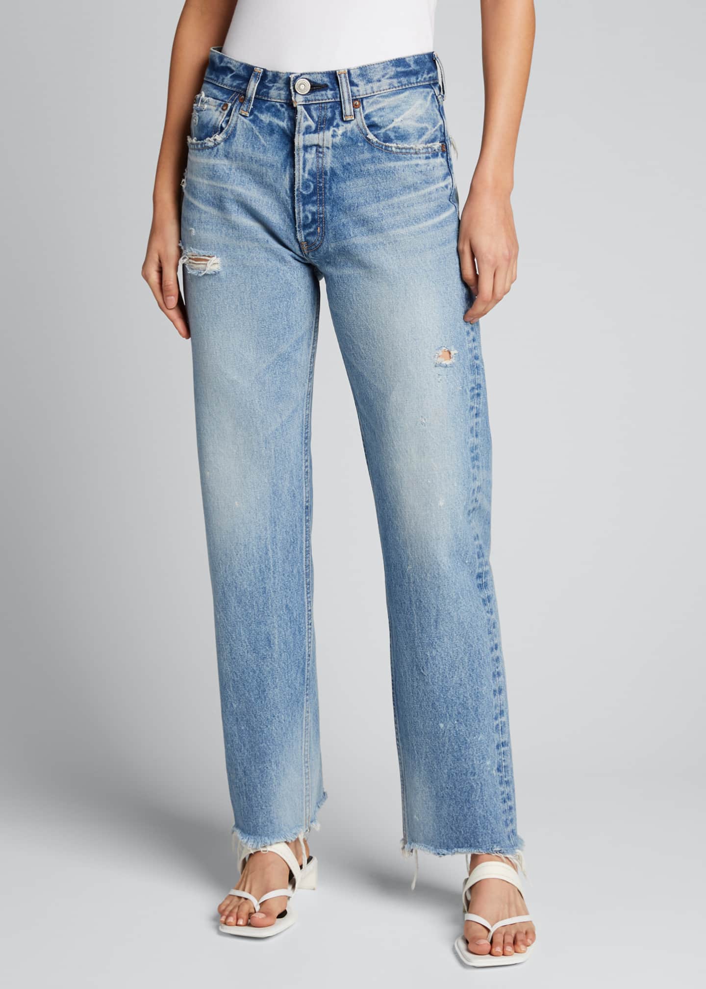 moussy vintage odessa wide straight leg jeans