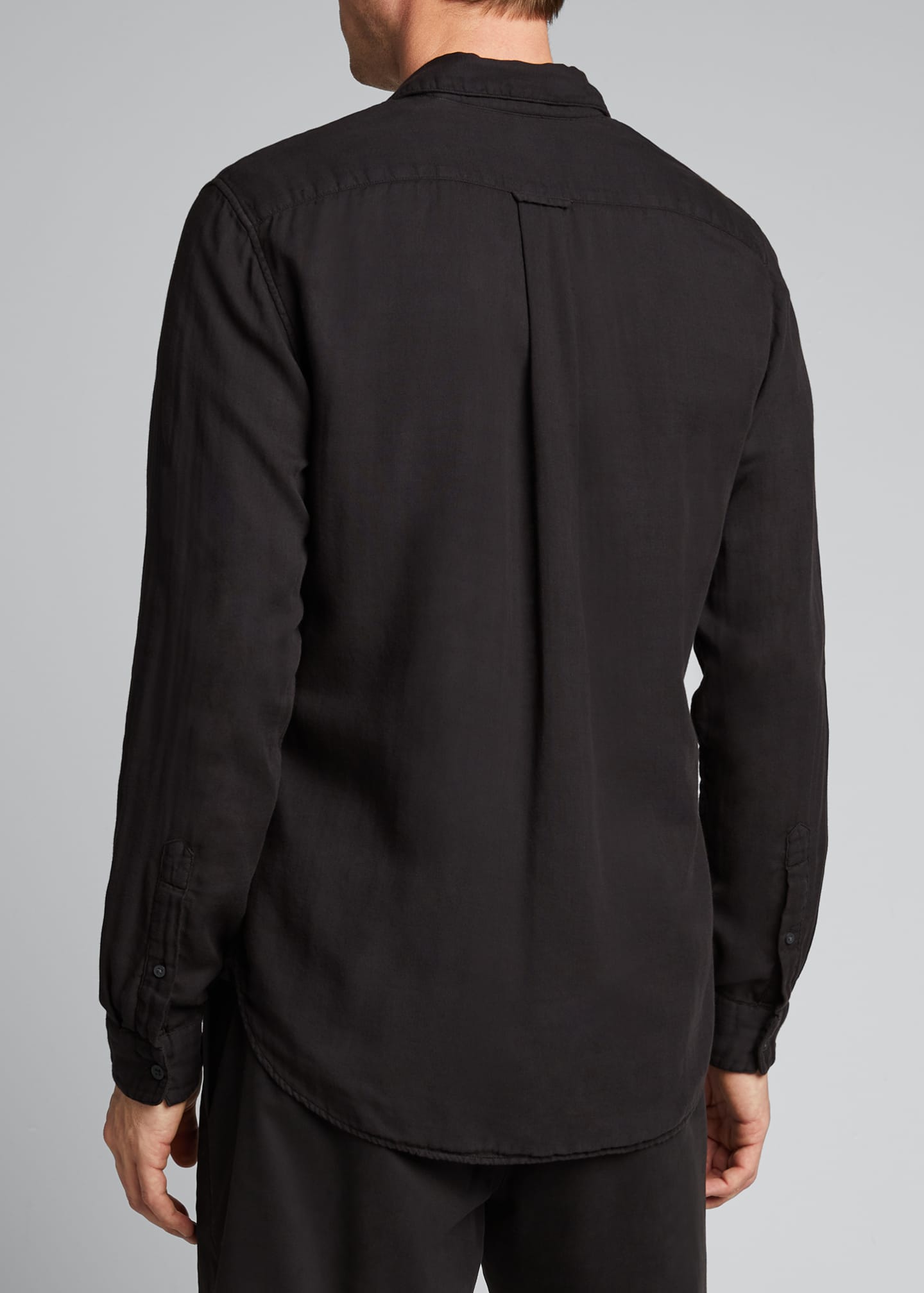 mens garment dyed shirt