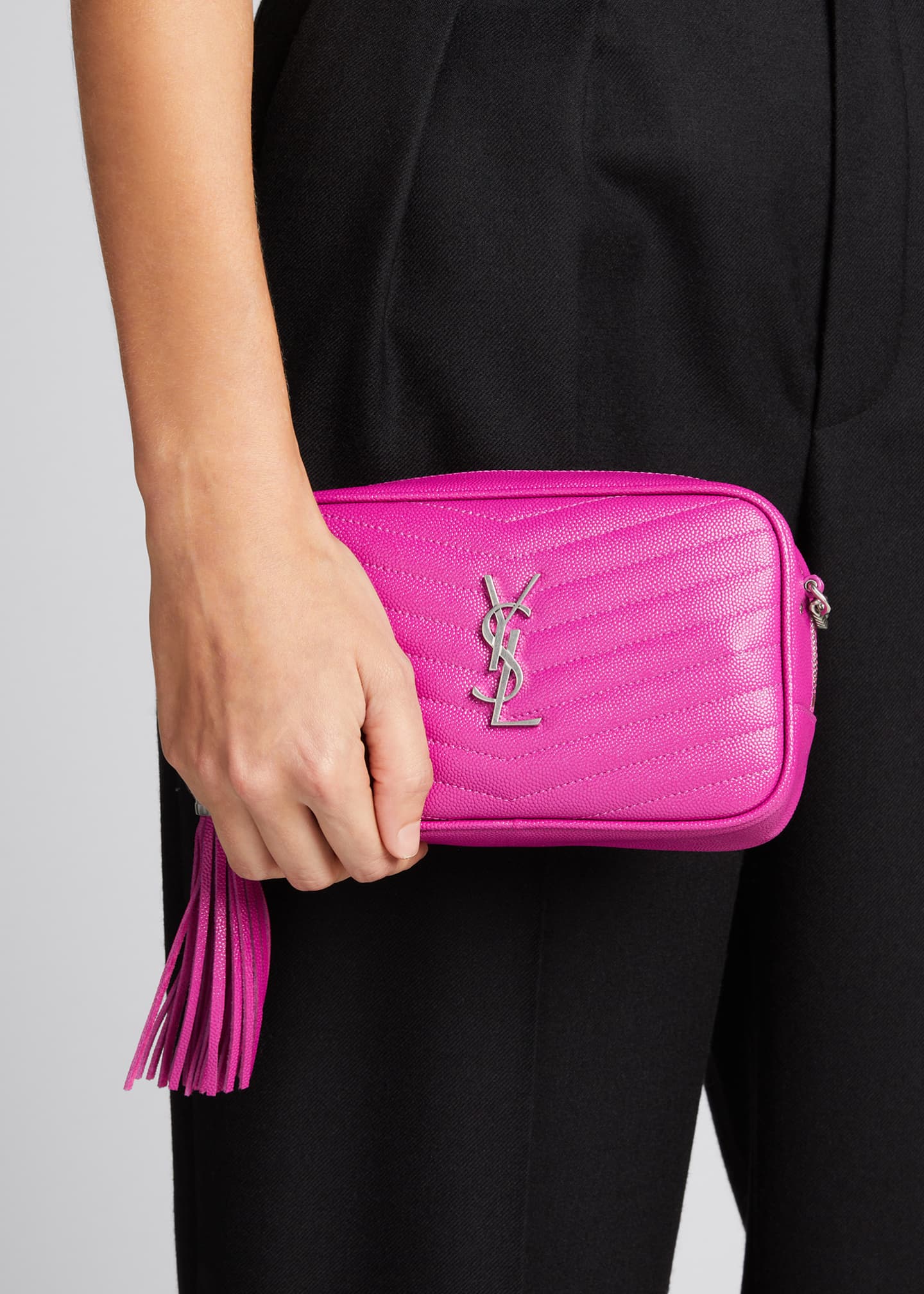 Saint Laurent Lou Mini Monogram YSL Leather Camera Bag Bergdorf Goodman