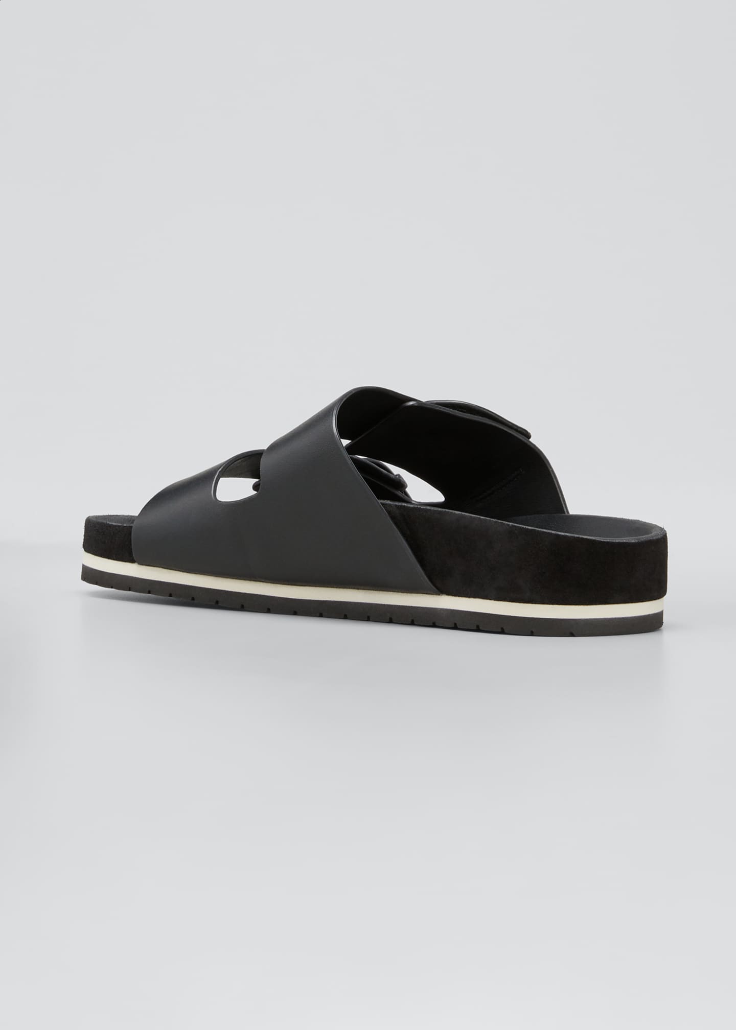 vince women's glyn double buckle slide sandals