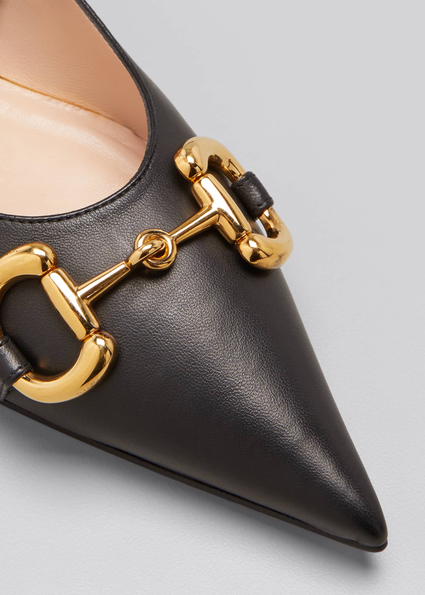 gucci ballet flats with chain
