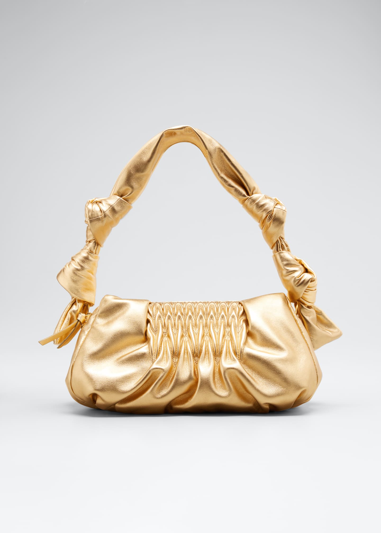 miu miu gold clutch