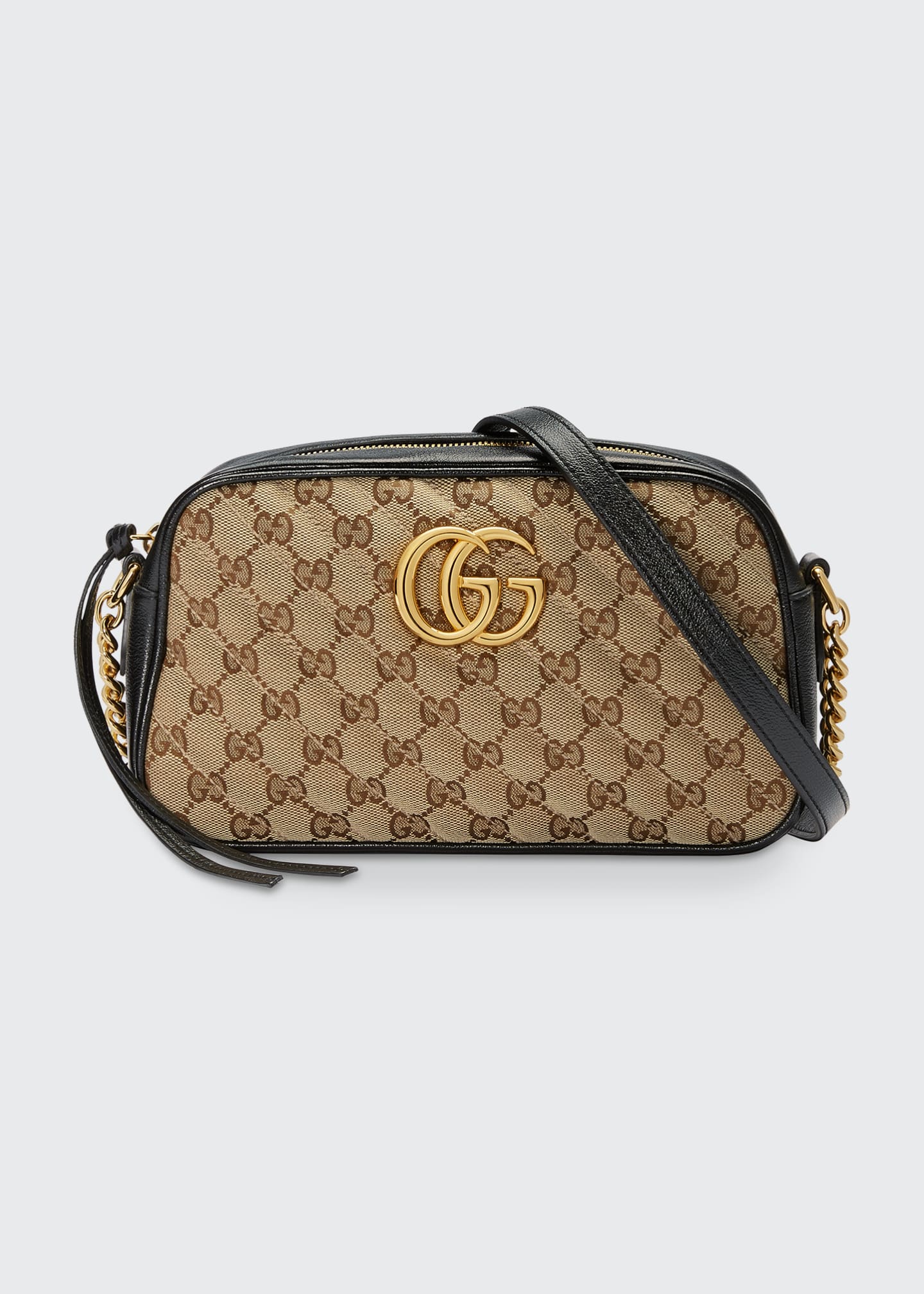 Gucci GG Marmont Small Quilted Velvet Crossbody Bag