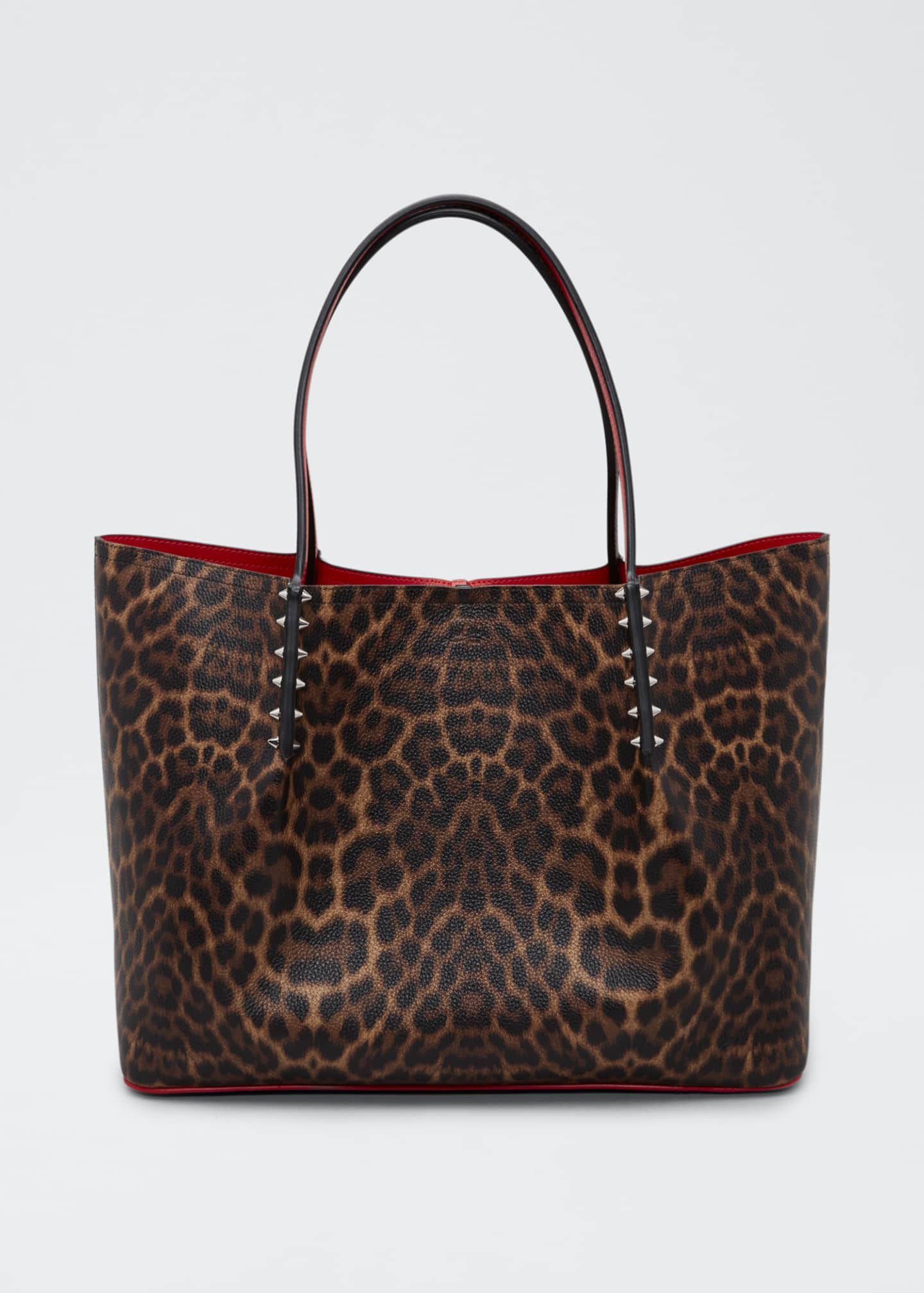 leopard print shopper bag