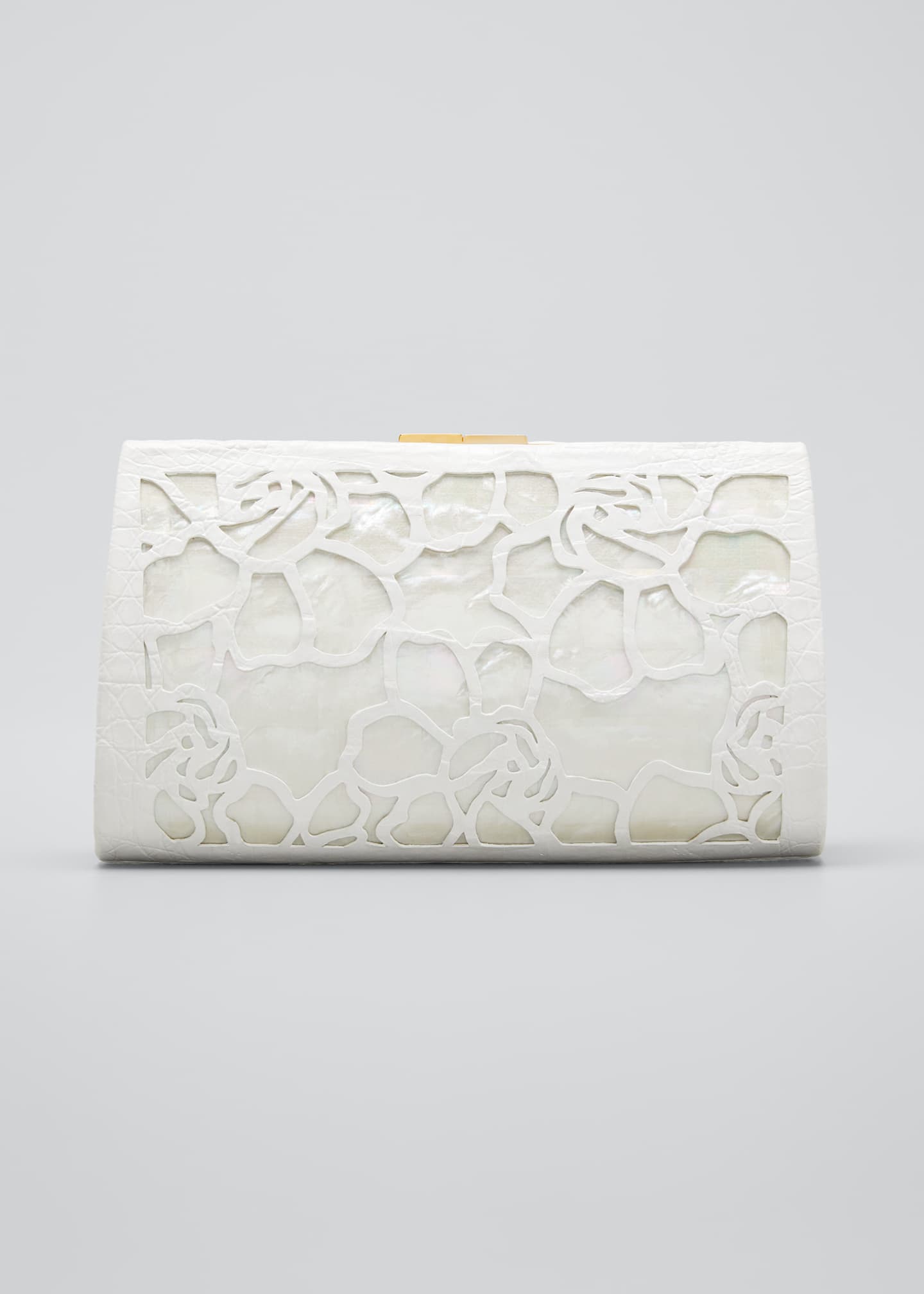 mother of pearl clutch bag