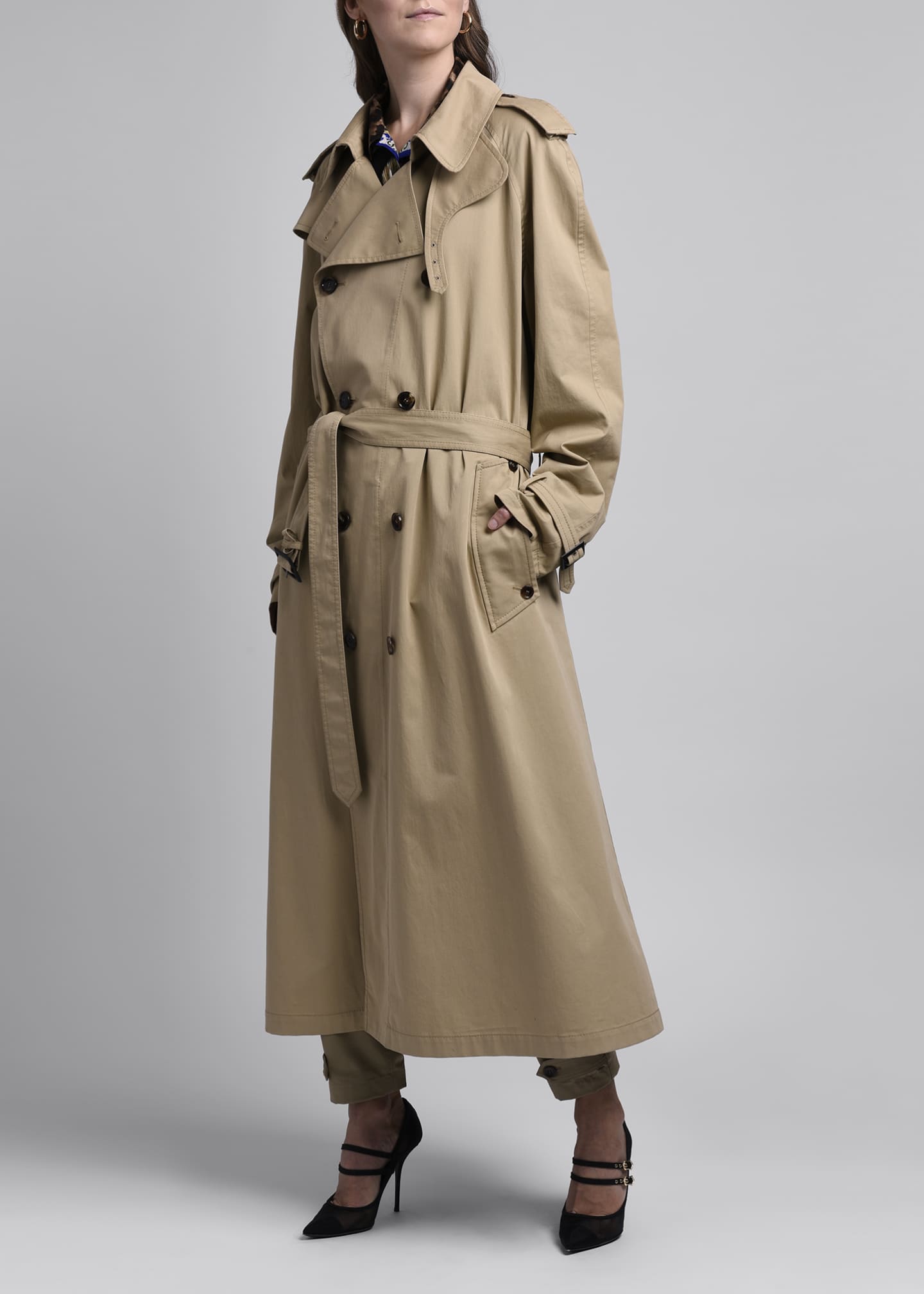 Dolce & Gabbana Oversize Trench Coat Bergdorf Goodman