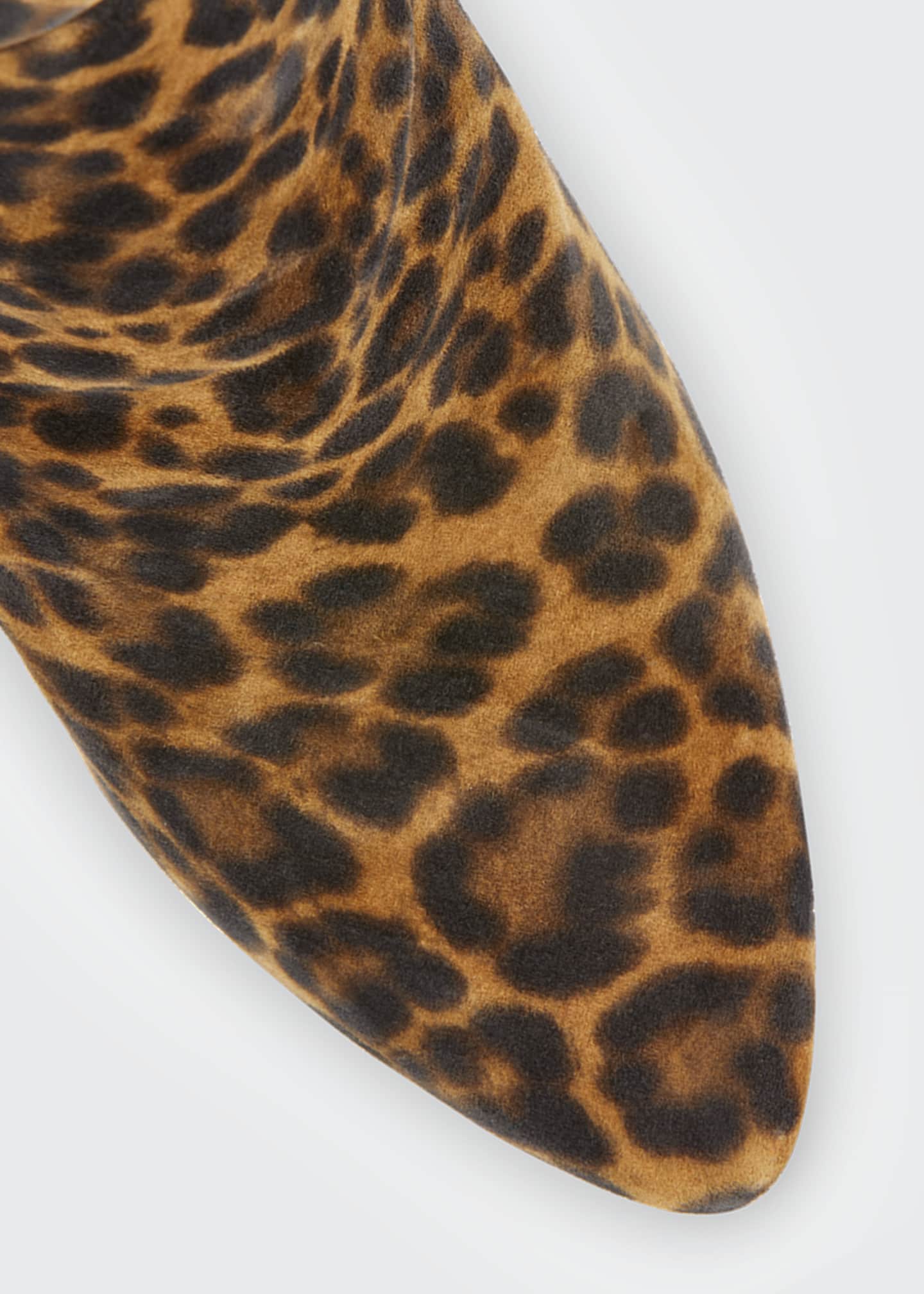 over the knee leopard print boots