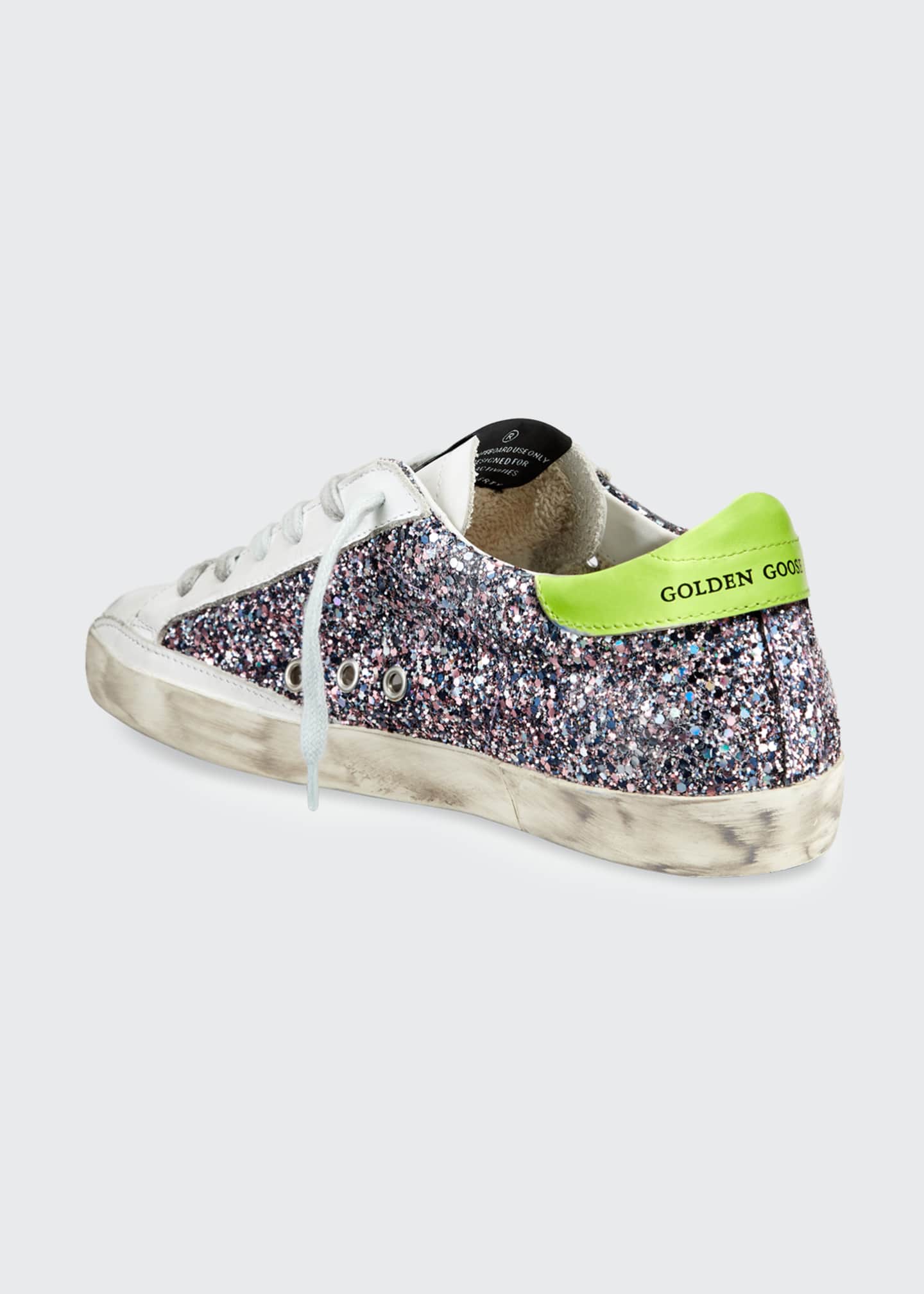 Golden Goose Superstar Glitter LowTop Sneakers Bergdorf Goodman